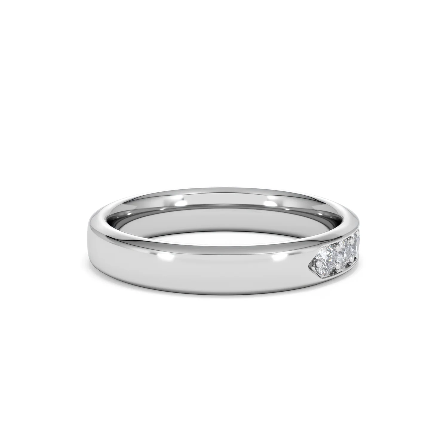 Lab Diamond Heritage Half Eternity Ring 0.50ct H/SI in 9K White Gold - Image 37