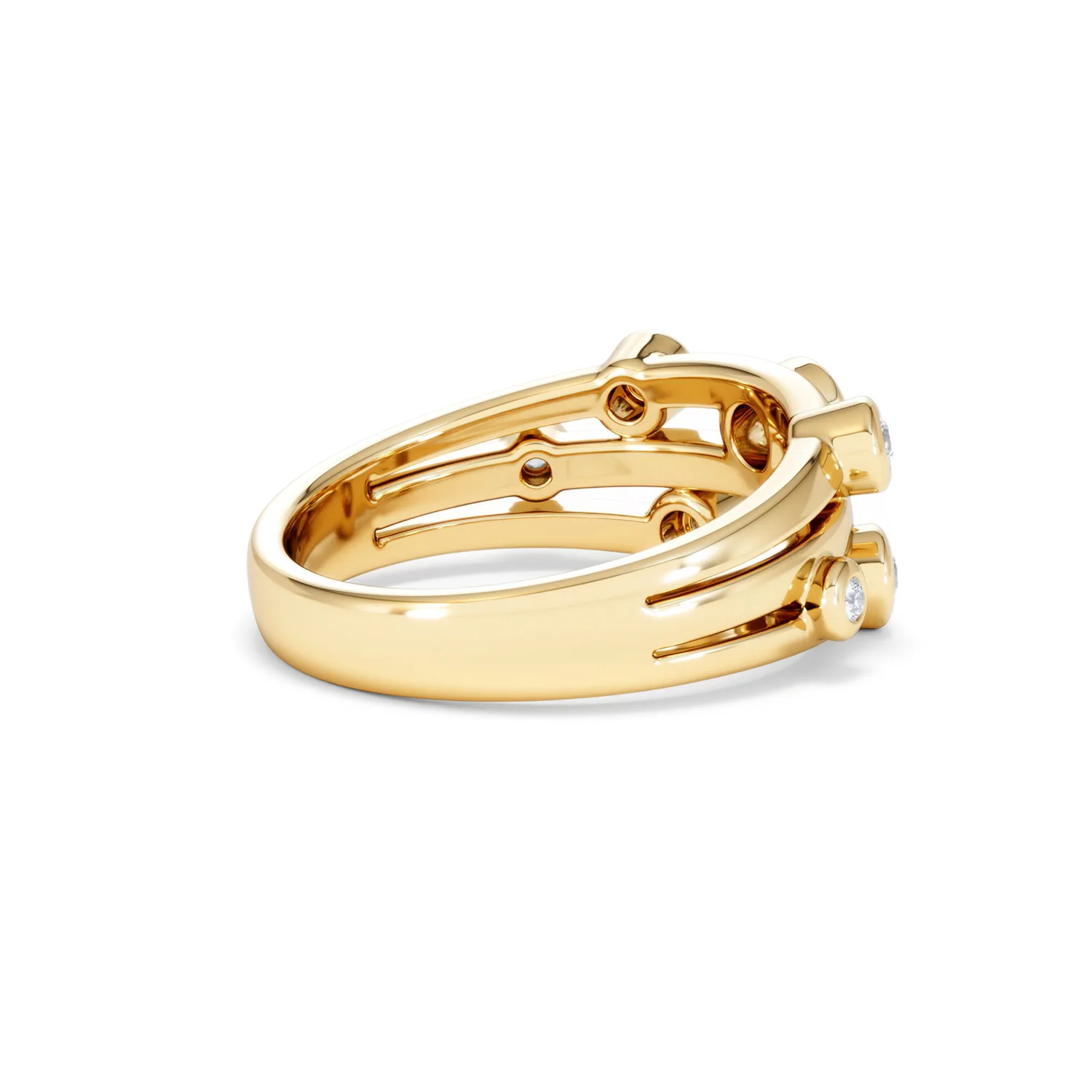 Lab Diamond Rain Drop Ring 0.25ct in 18K Gold Vermeil - Image 37