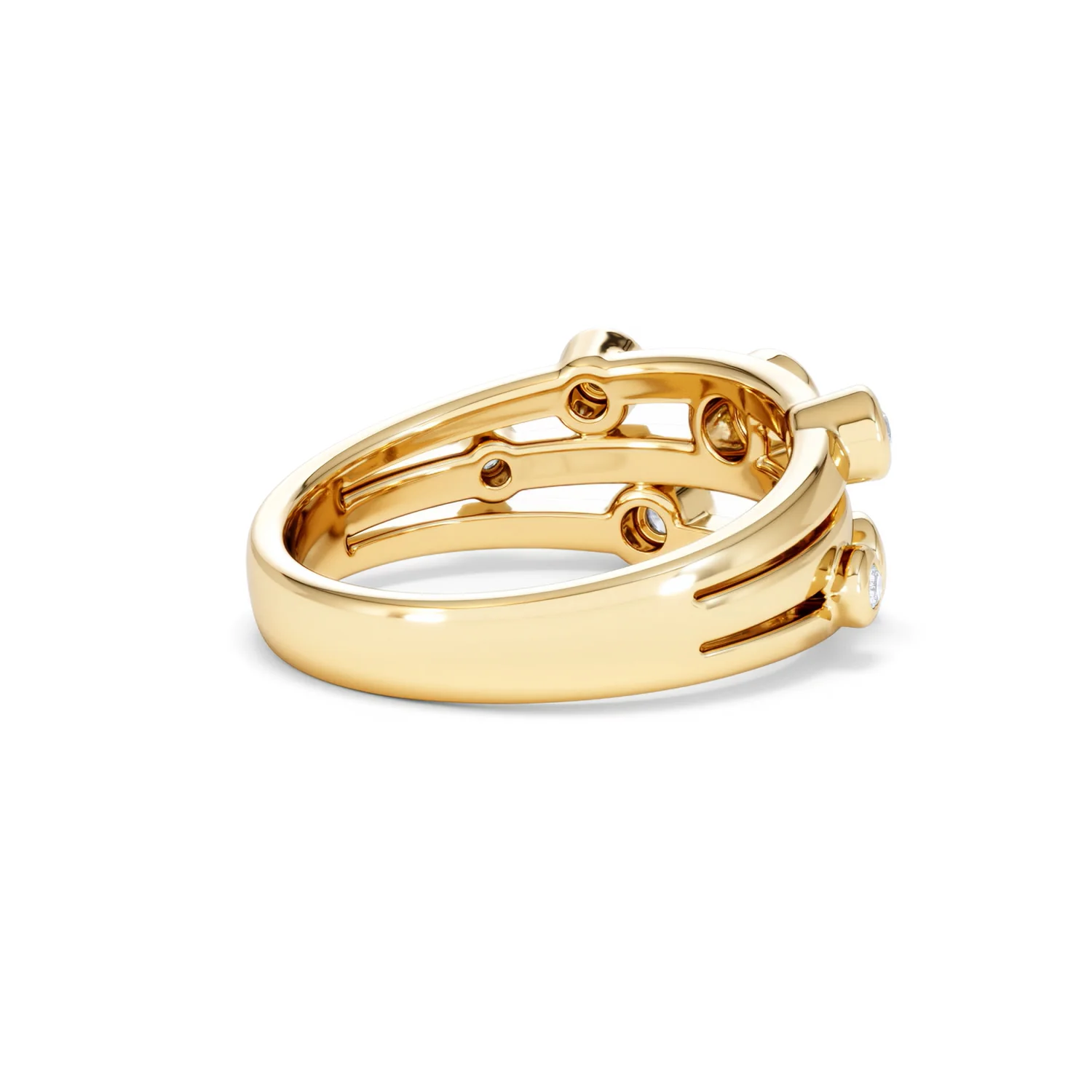 Lab Diamond Rain Drop Ring 0.25ct in 18K Gold Vermeil - Image 39
