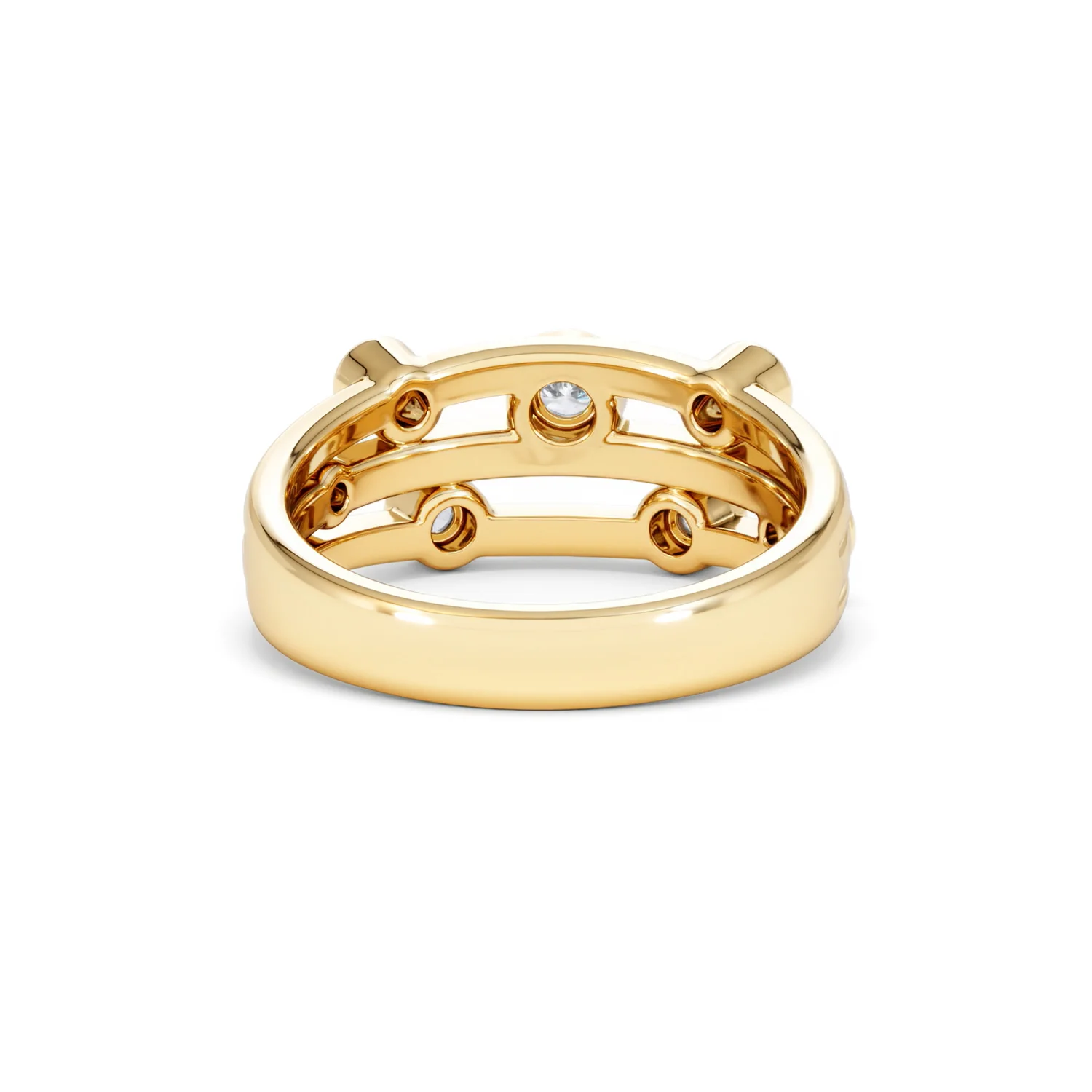 Lab Diamond Rain Drop Ring 0.25ct in 18K Gold Vermeil - Image 49