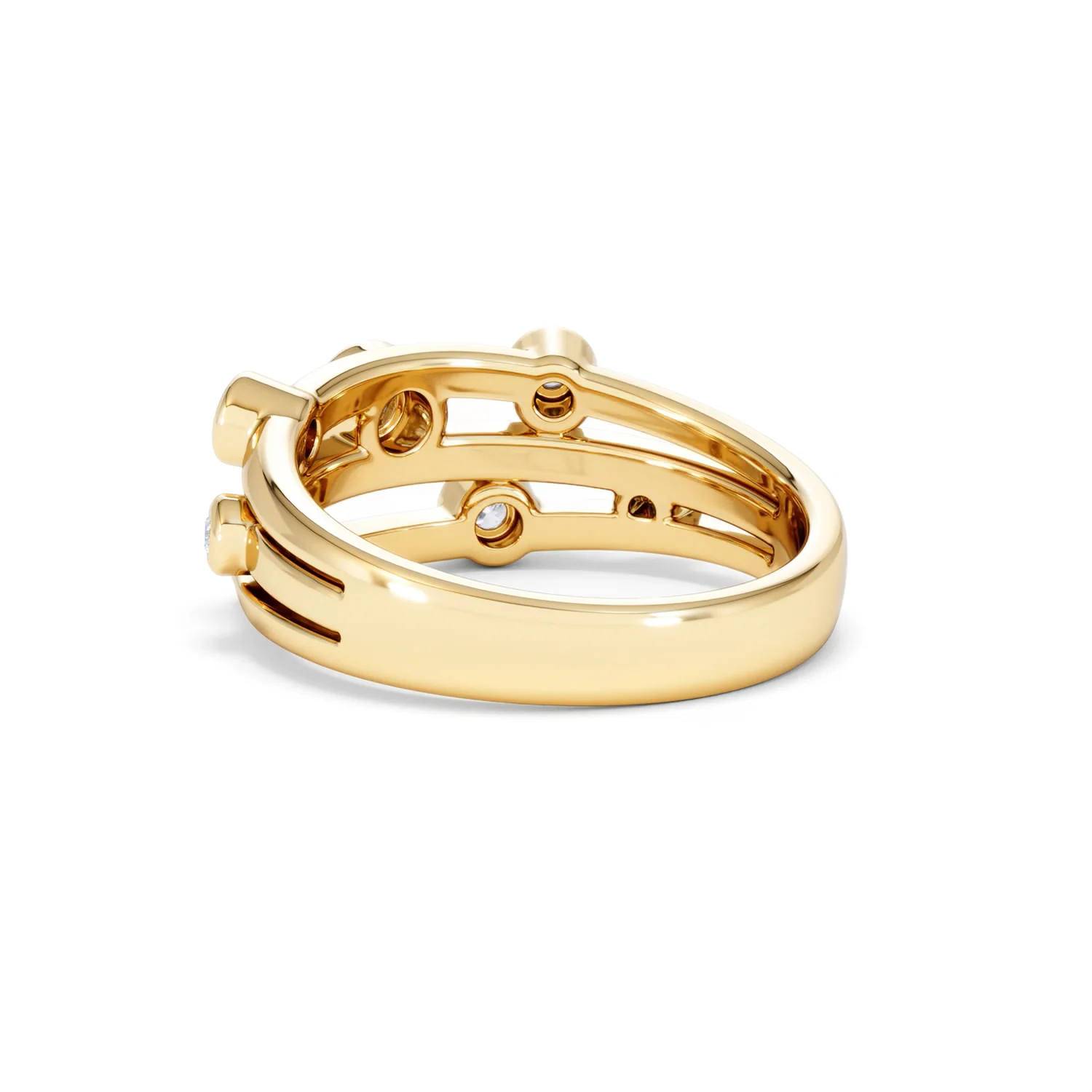 Lab Diamond Rain Drop Ring 0.25ct in 18K Gold Vermeil - Image 58