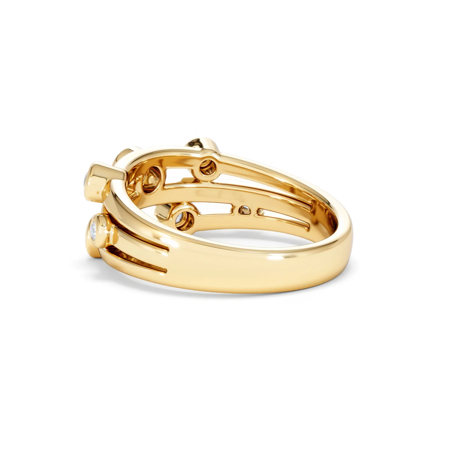 Lab Diamond Rain Drop Ring 0.25ct in 18K Gold Vermeil - Image 61