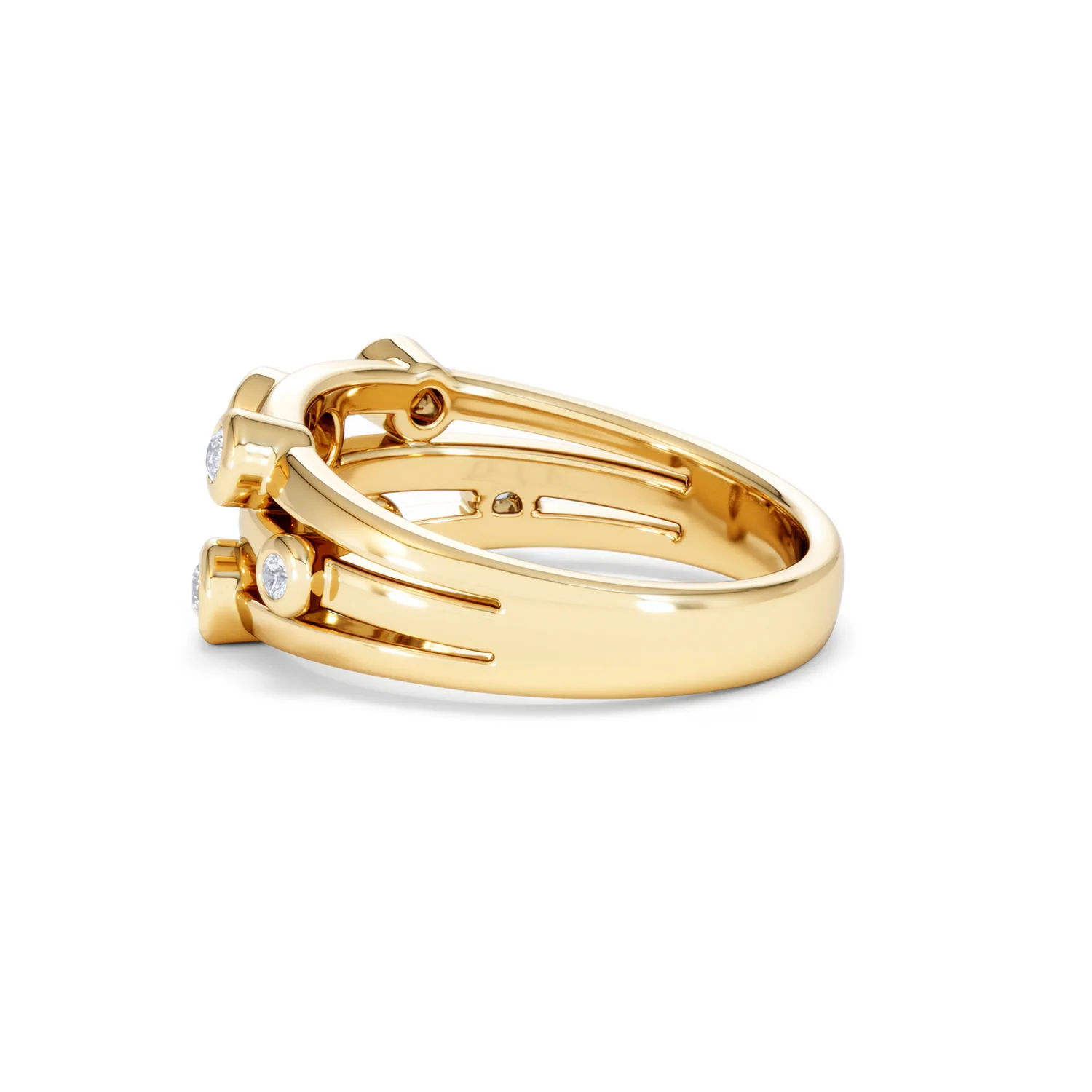 Lab Diamond Rain Drop Ring 0.25ct in 18K Gold Vermeil - Image 65