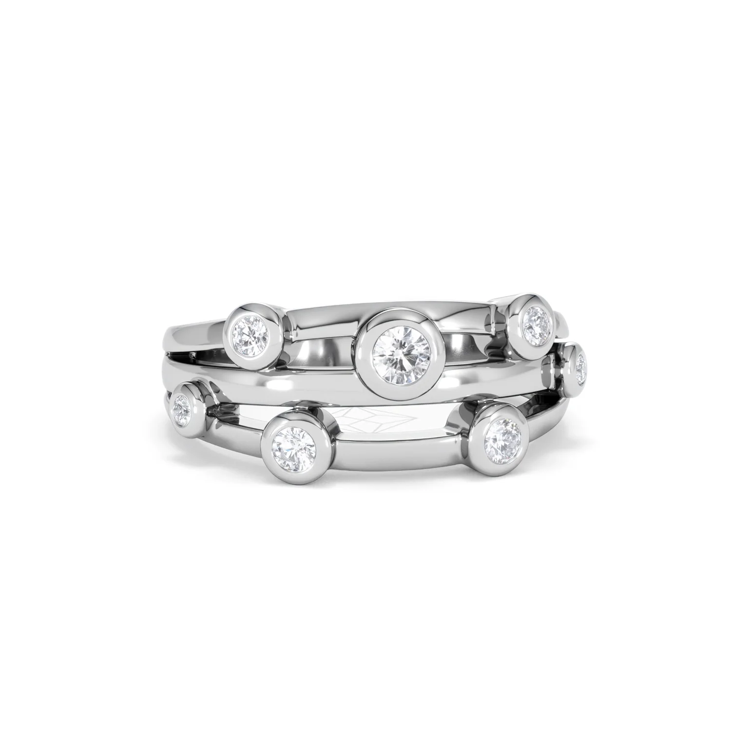 Lab Diamond Rain Drop Ring 0.25ct in 925 Silver - Image 11