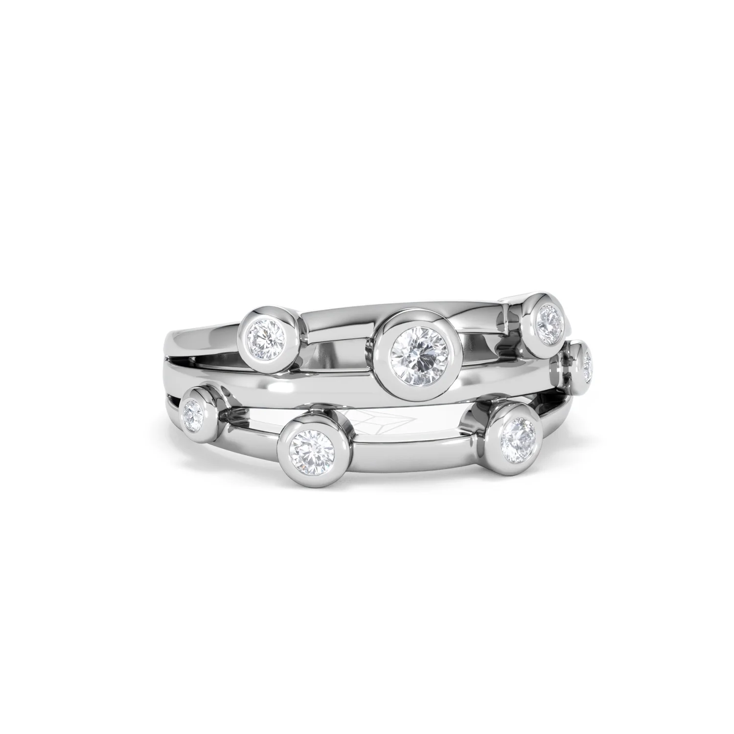 Lab Diamond Rain Drop Ring 0.25ct in 925 Silver - Image 12