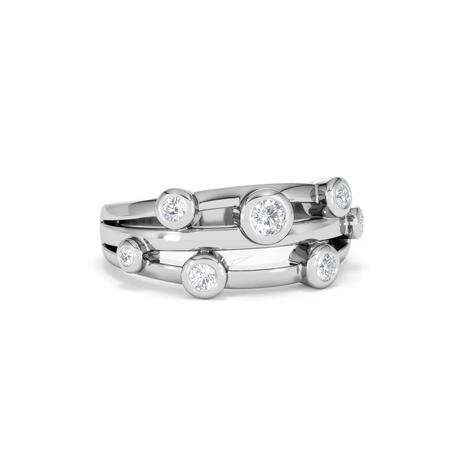 Lab Diamond Rain Drop Ring 0.25ct in 925 Silver - Image 13