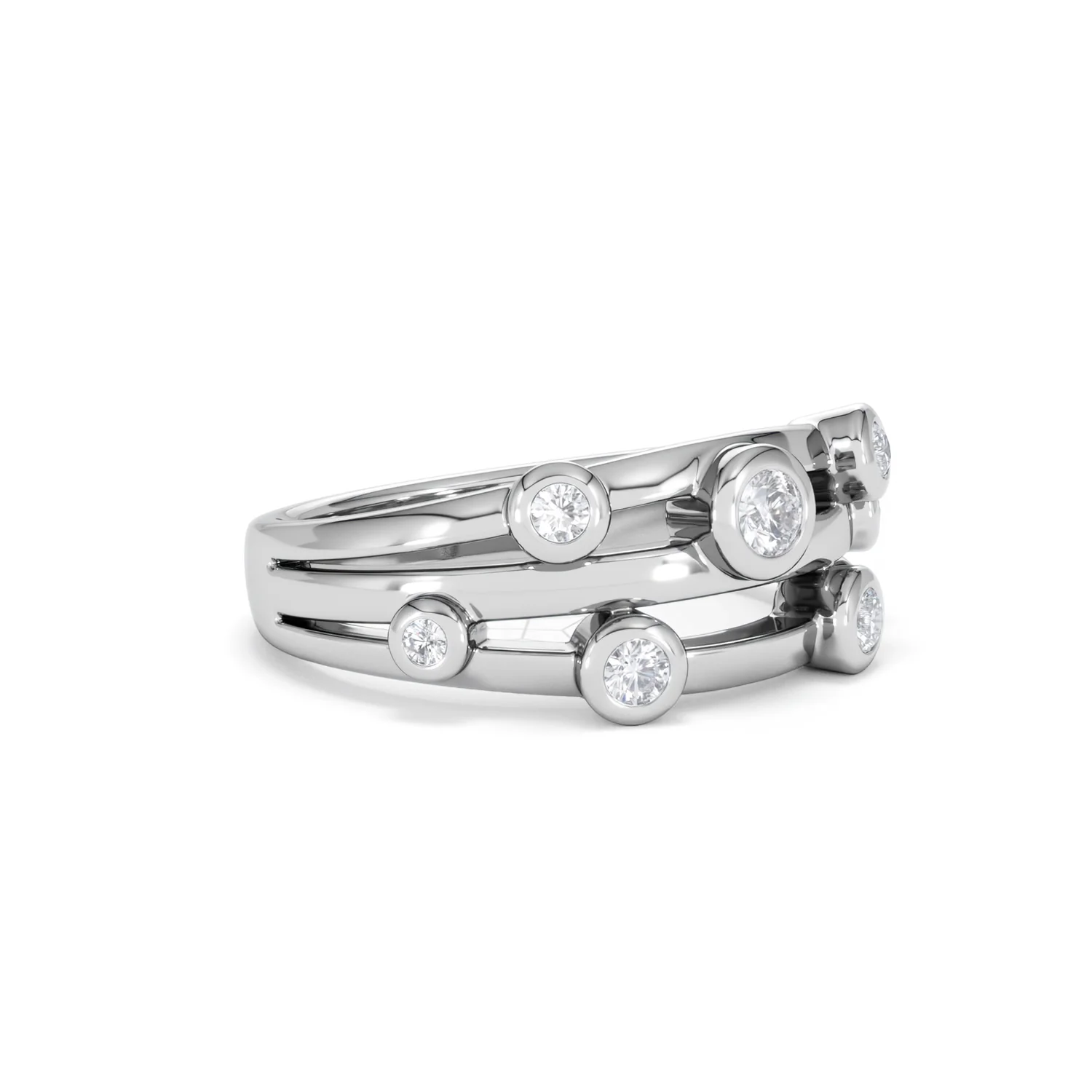 Lab Diamond Rain Drop Ring 0.25ct in 925 Silver - Image 18