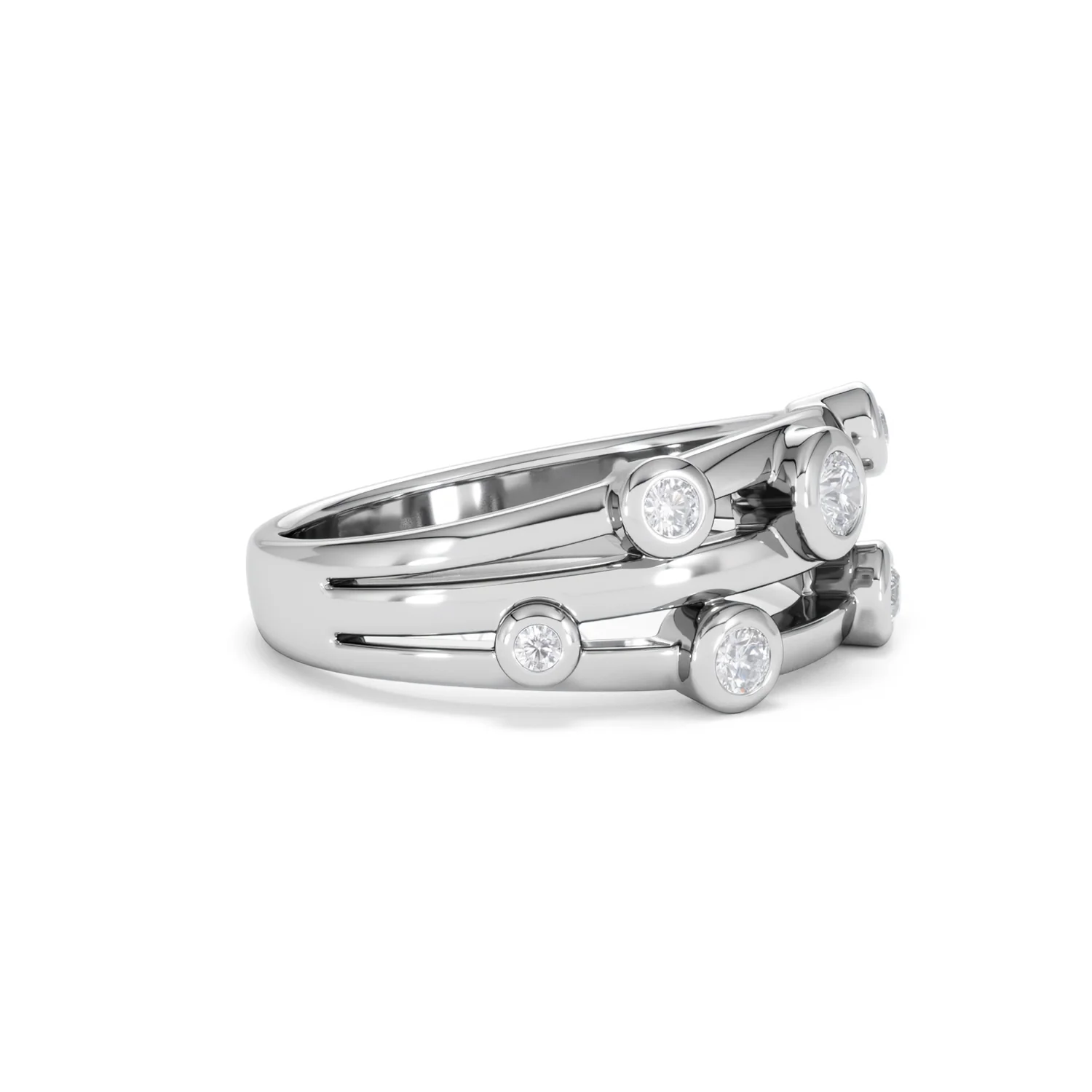 Lab Diamond Rain Drop Ring 0.25ct in 925 Silver - Image 22