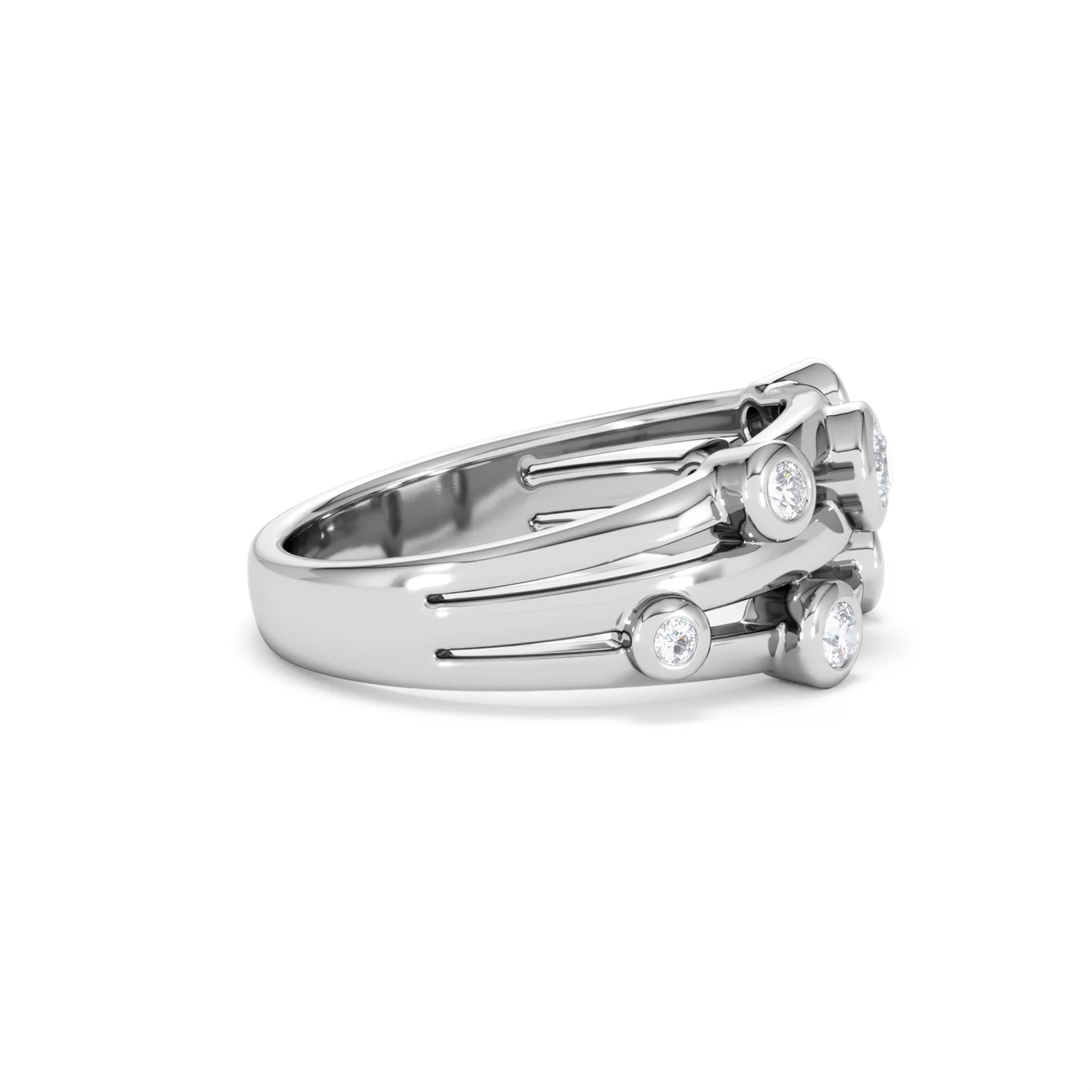 Lab Diamond Rain Drop Ring 0.25ct in 925 Silver - Image 27