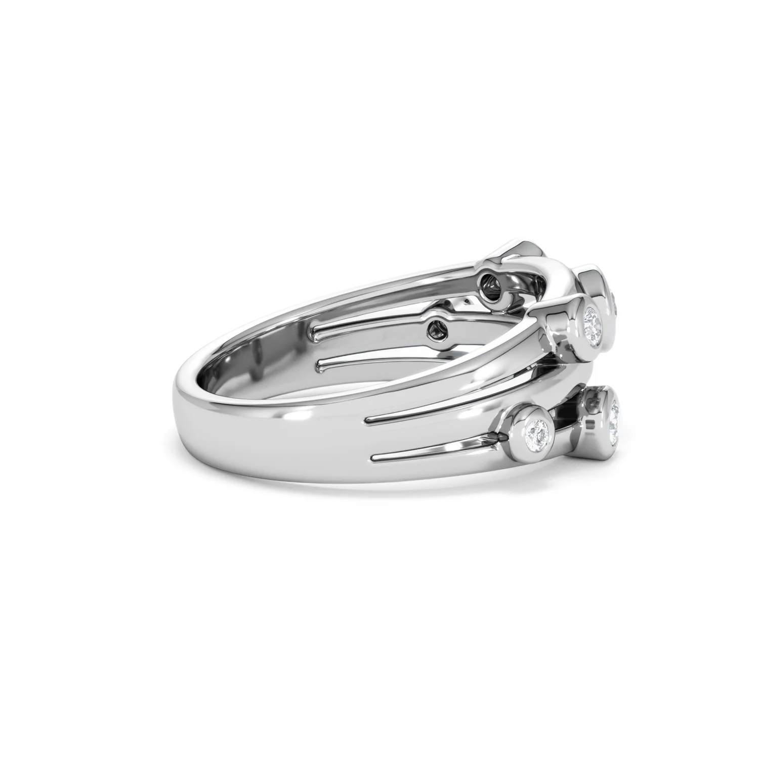 Lab Diamond Rain Drop Ring 0.25ct in 925 Silver - Image 31