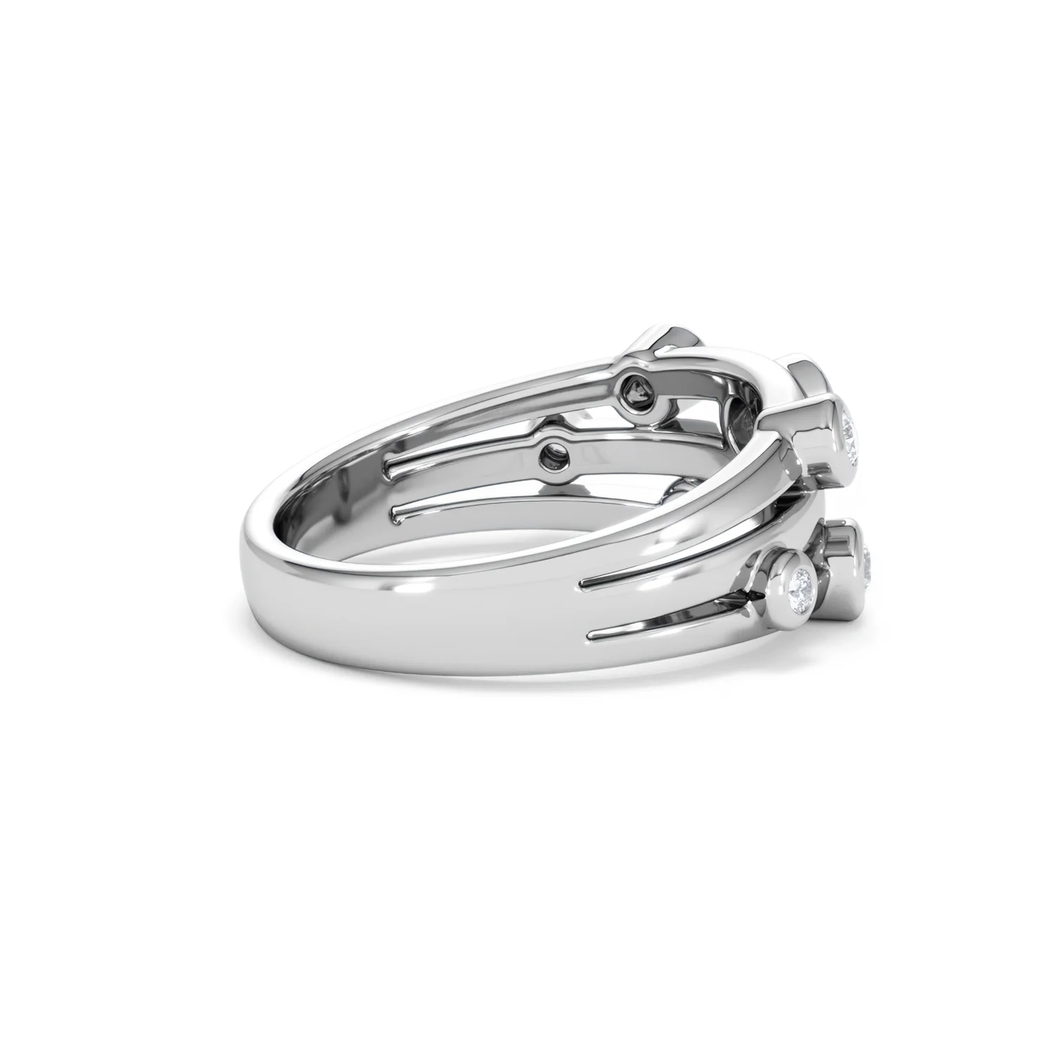 Lab Diamond Rain Drop Ring 0.25ct in 925 Silver - Image 34
