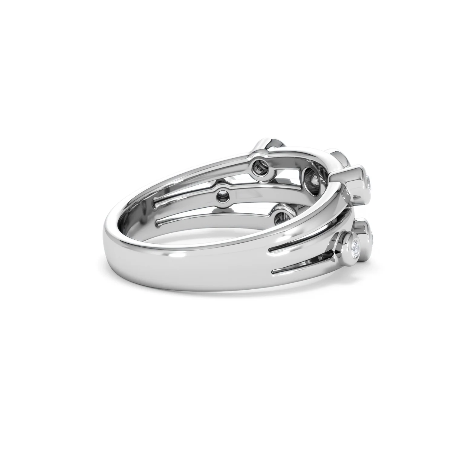 Lab Diamond Rain Drop Ring 0.25ct in 925 Silver - Image 36