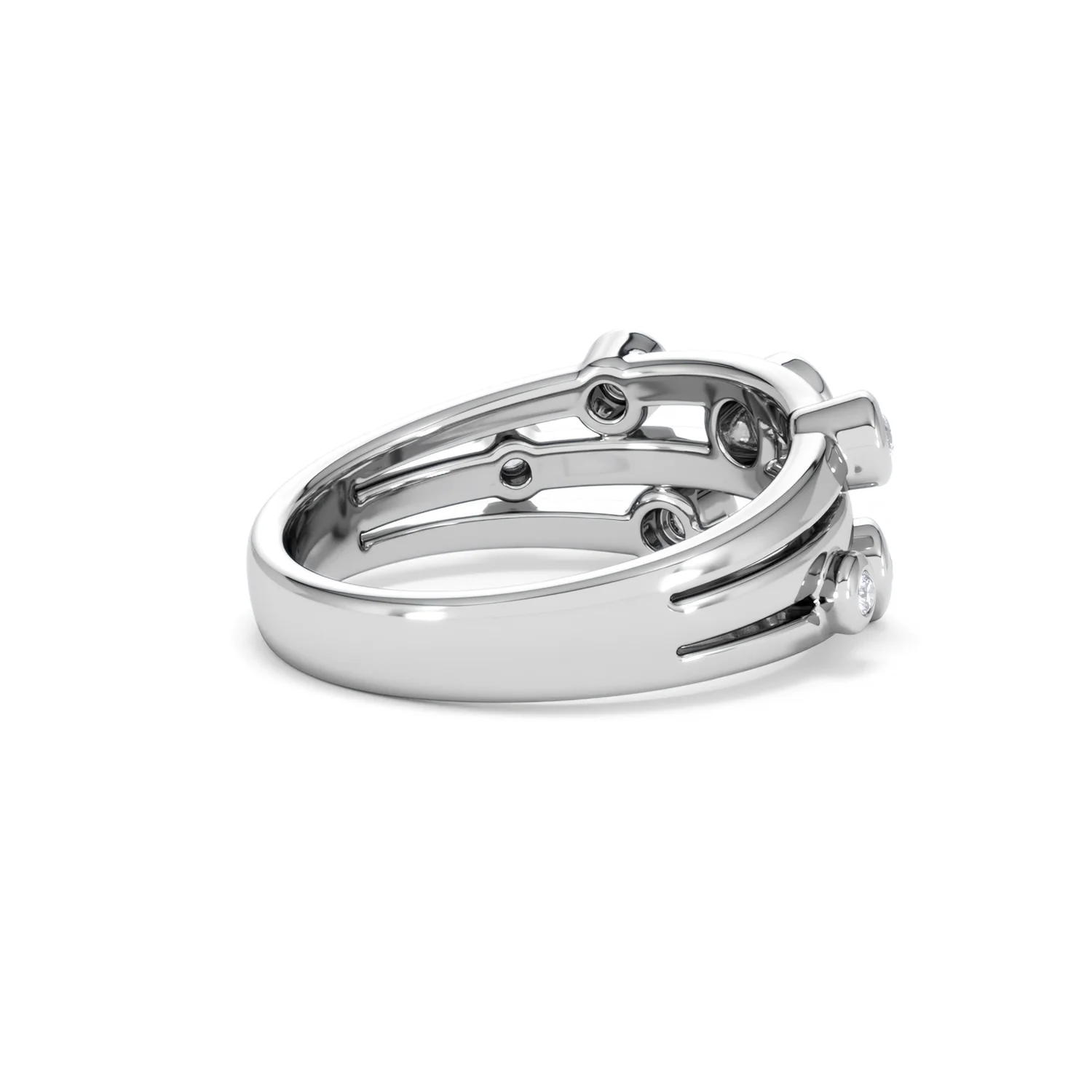 Lab Diamond Rain Drop Ring 0.25ct in 925 Silver - Image 37