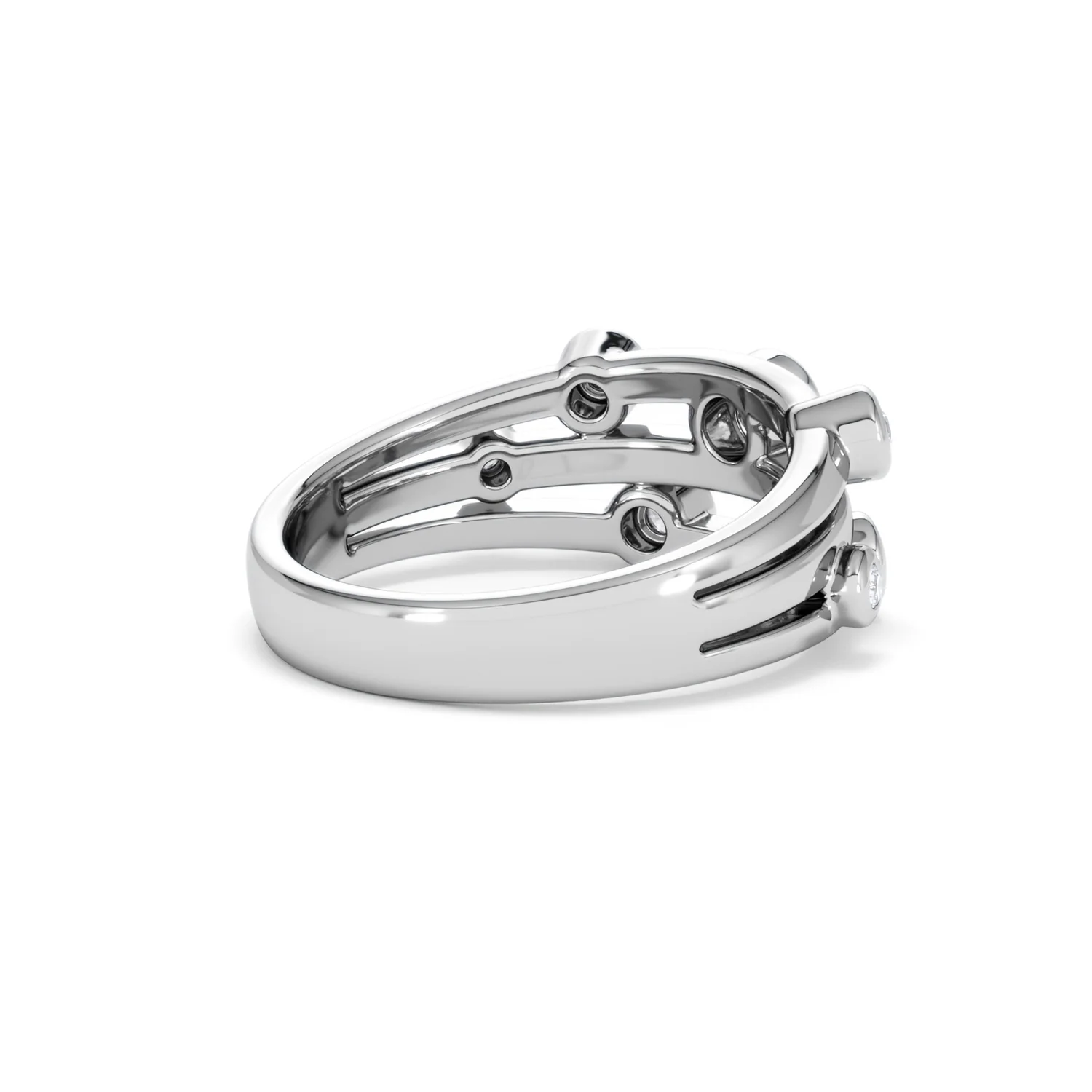 Lab Diamond Rain Drop Ring 0.25ct in 925 Silver - Image 38