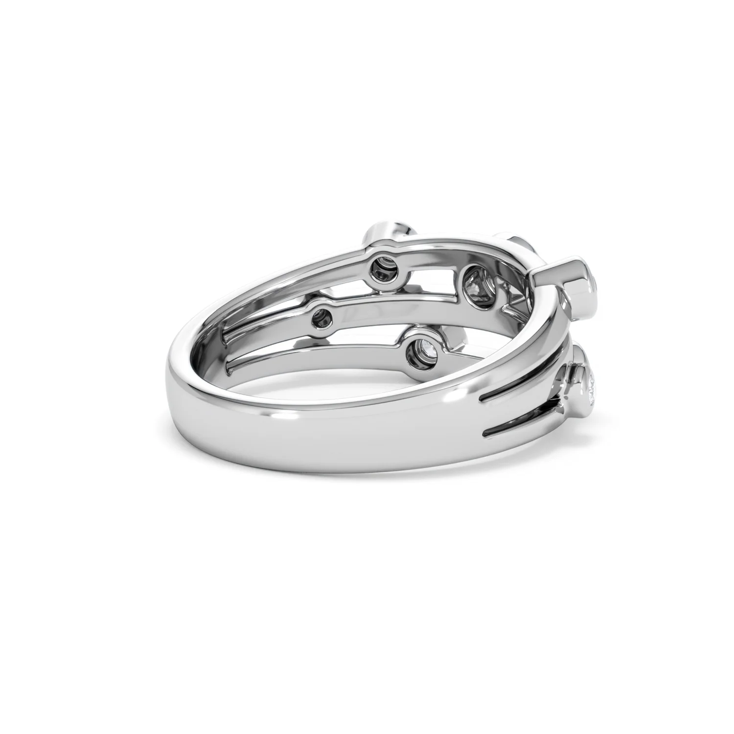 Lab Diamond Rain Drop Ring 0.25ct in 925 Silver - Image 39