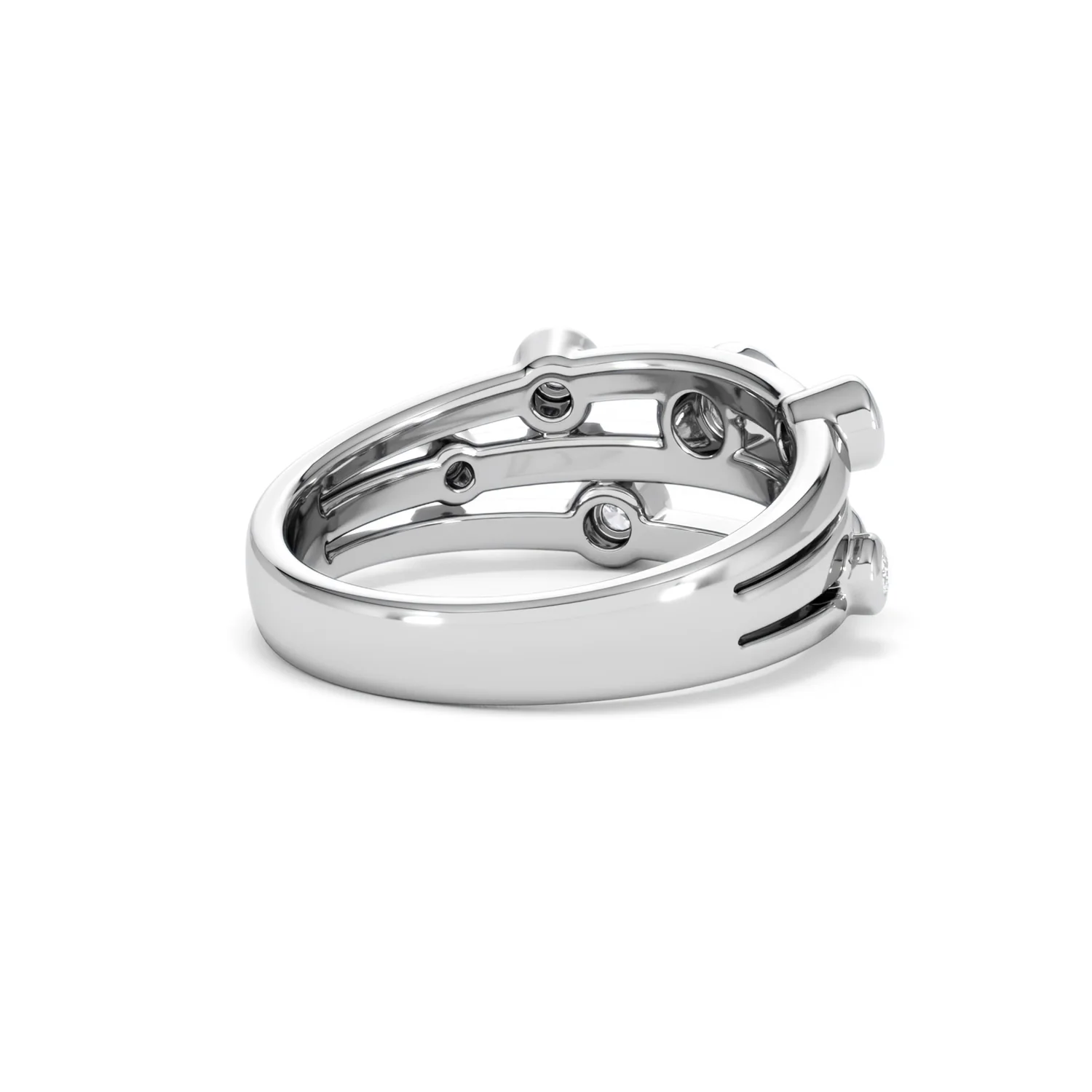 Lab Diamond Rain Drop Ring 0.25ct in 925 Silver - Image 40