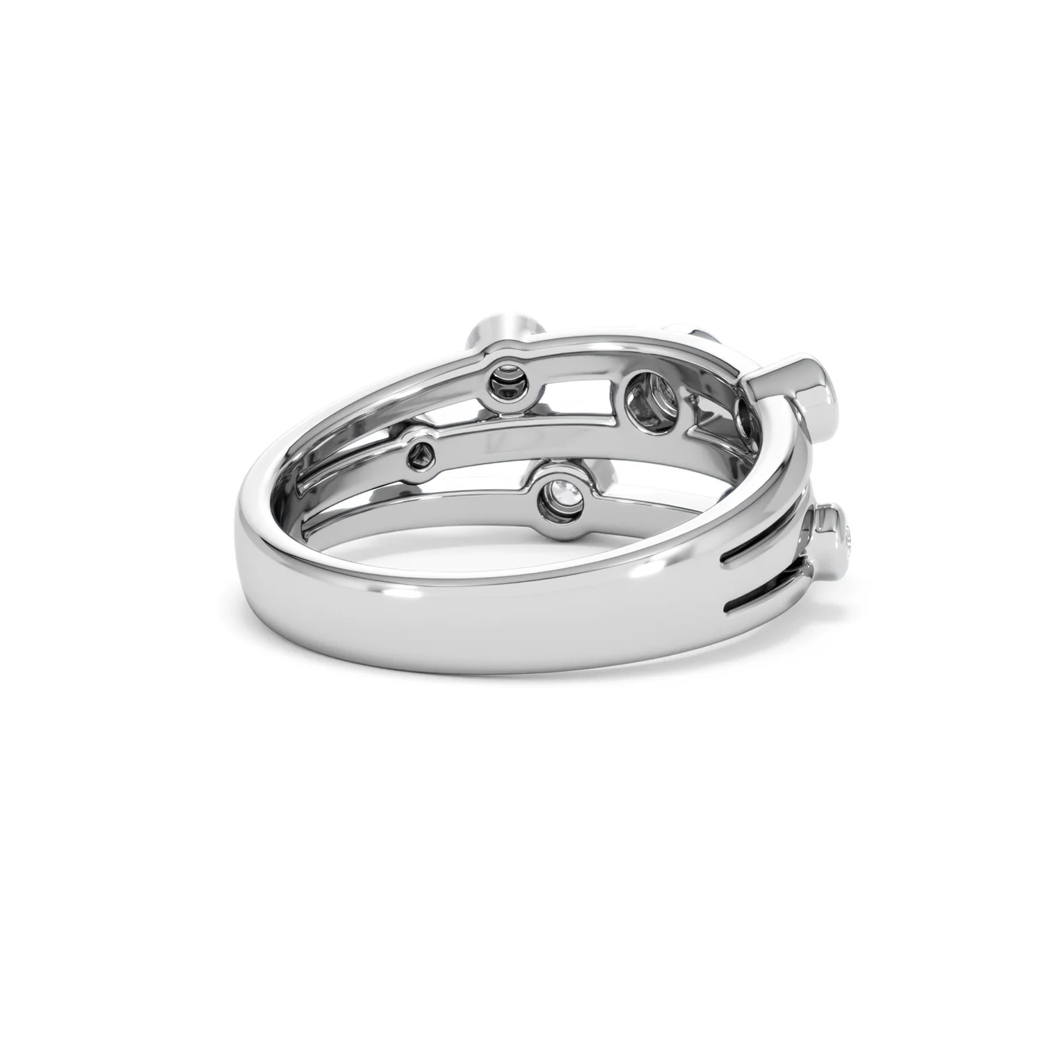 Lab Diamond Rain Drop Ring 0.25ct in 925 Silver - Image 41