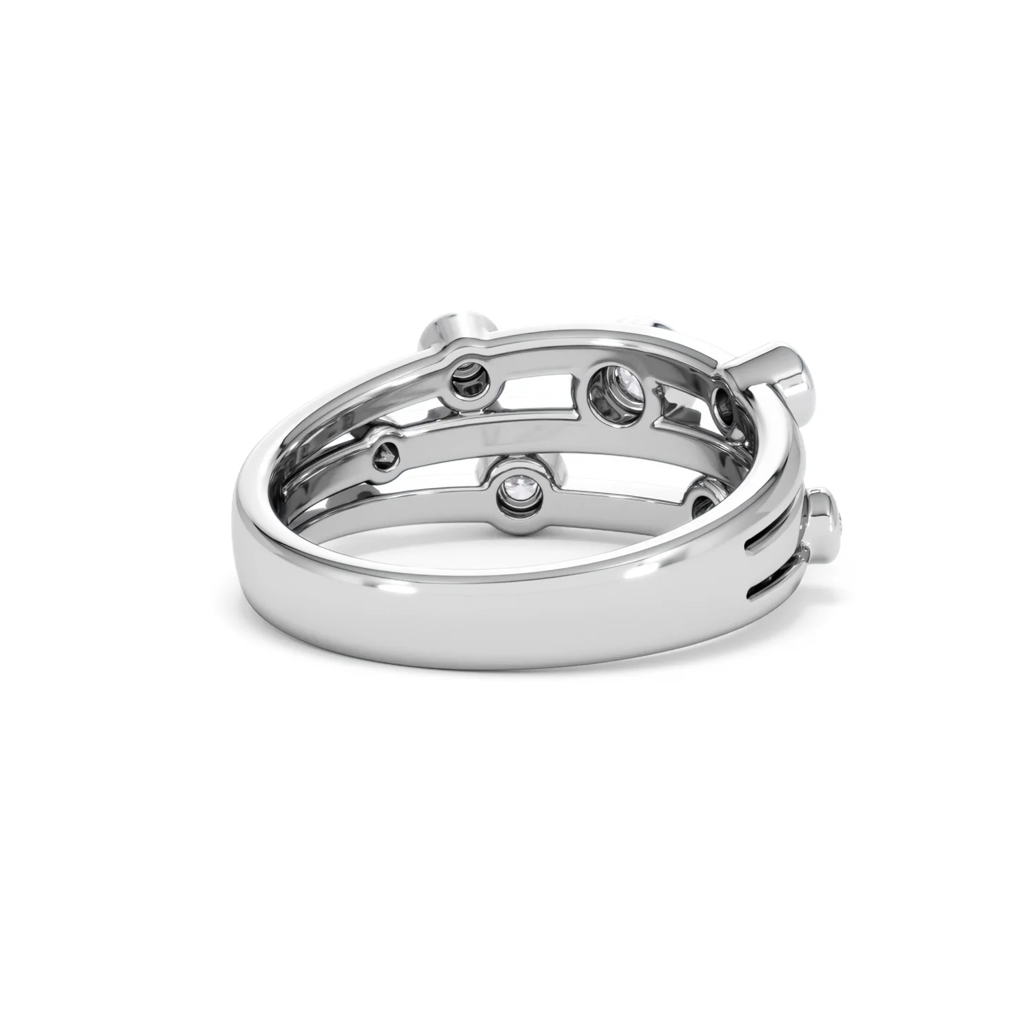 Lab Diamond Rain Drop Ring 0.25ct in 925 Silver - Image 43