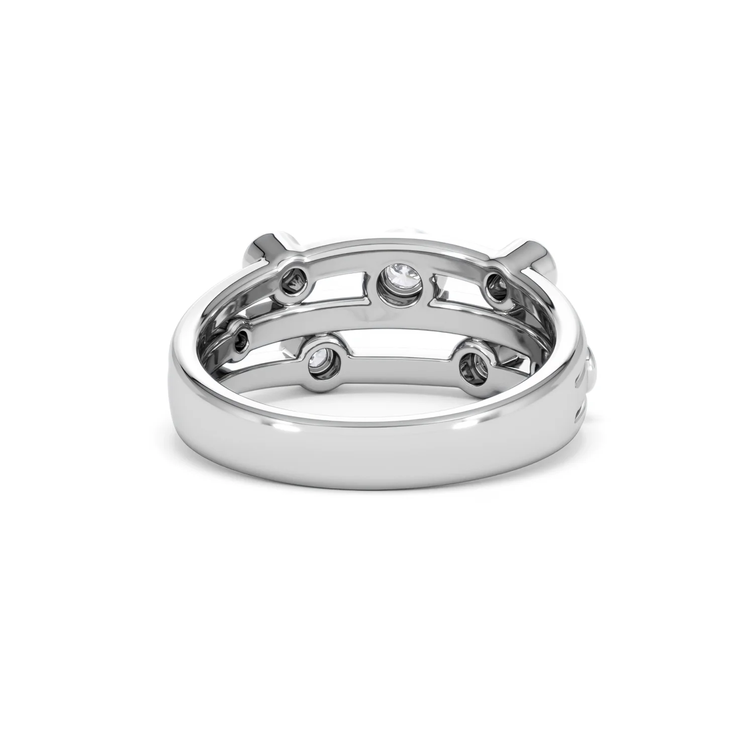 Lab Diamond Rain Drop Ring 0.25ct in 925 Silver - Image 47