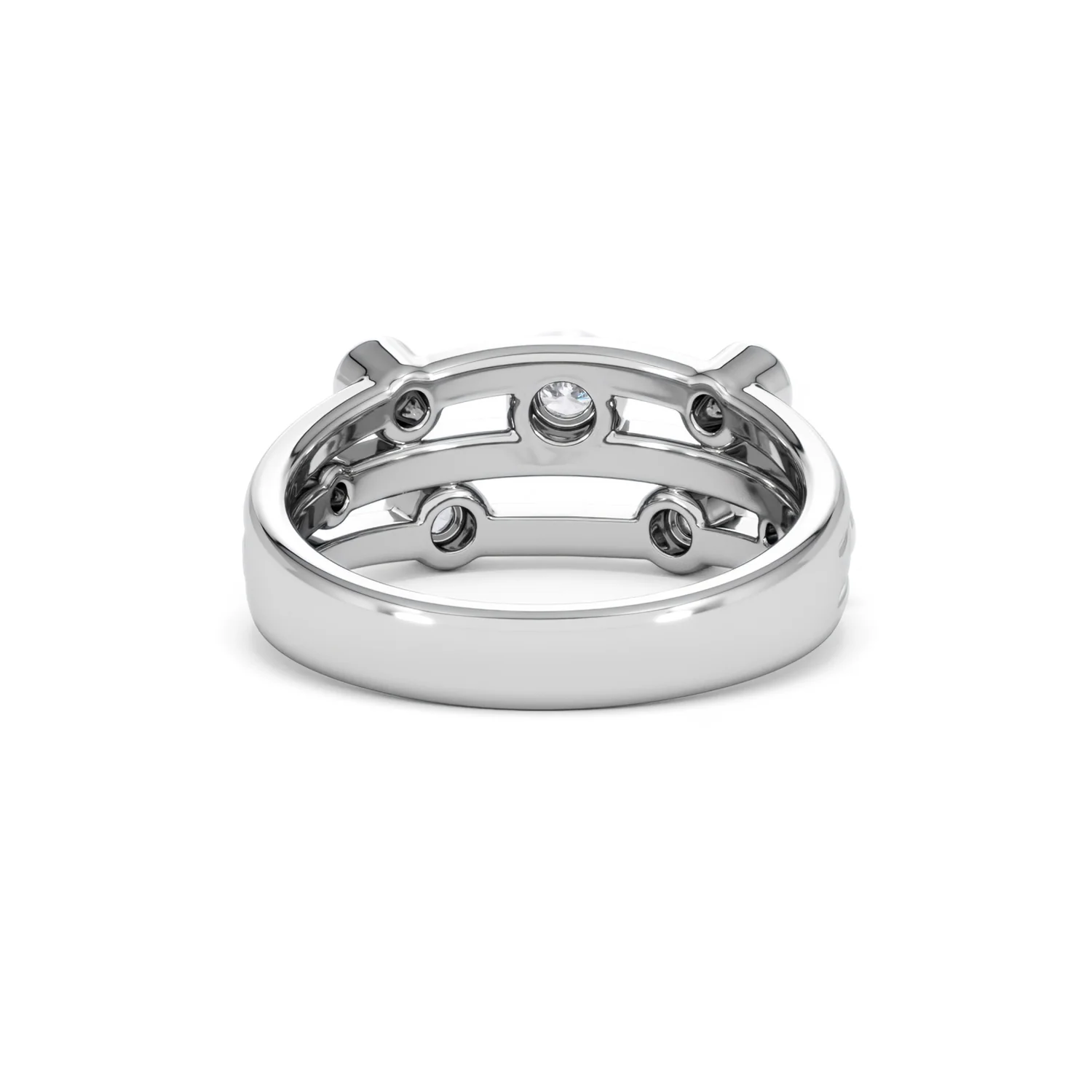 Lab Diamond Rain Drop Ring 0.25ct in 925 Silver - Image 48