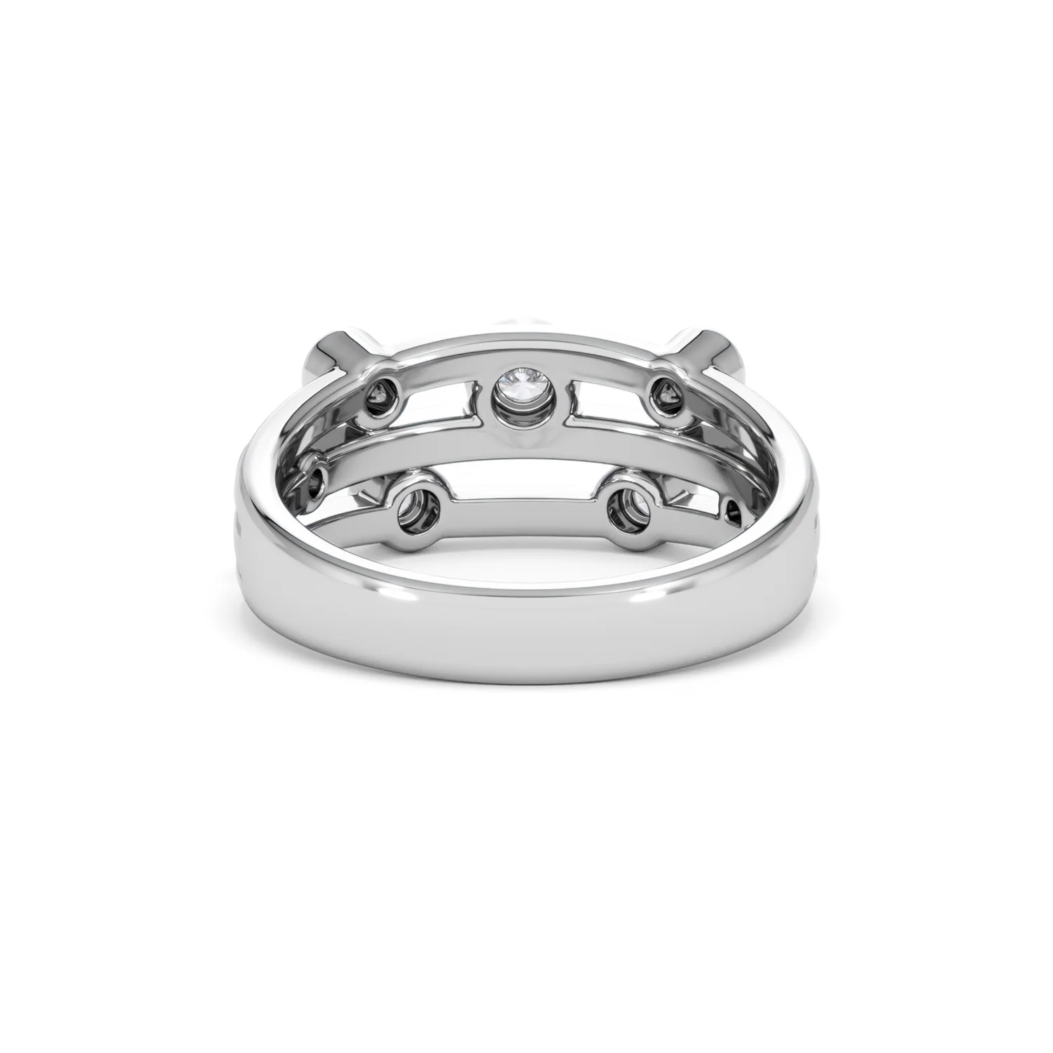 Lab Diamond Rain Drop Ring 0.25ct in 925 Silver - Image 49