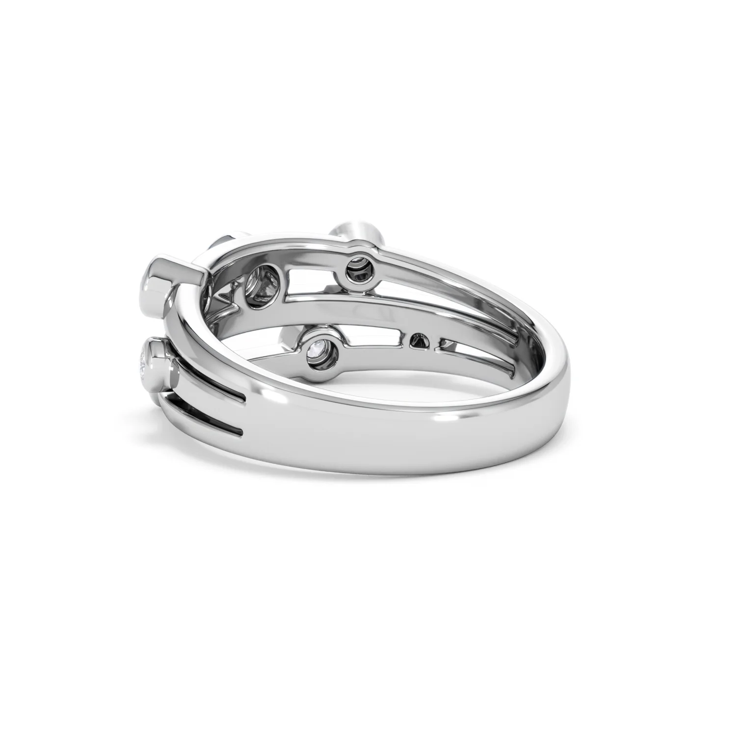 Lab Diamond Rain Drop Ring 0.25ct in 925 Silver - Image 58