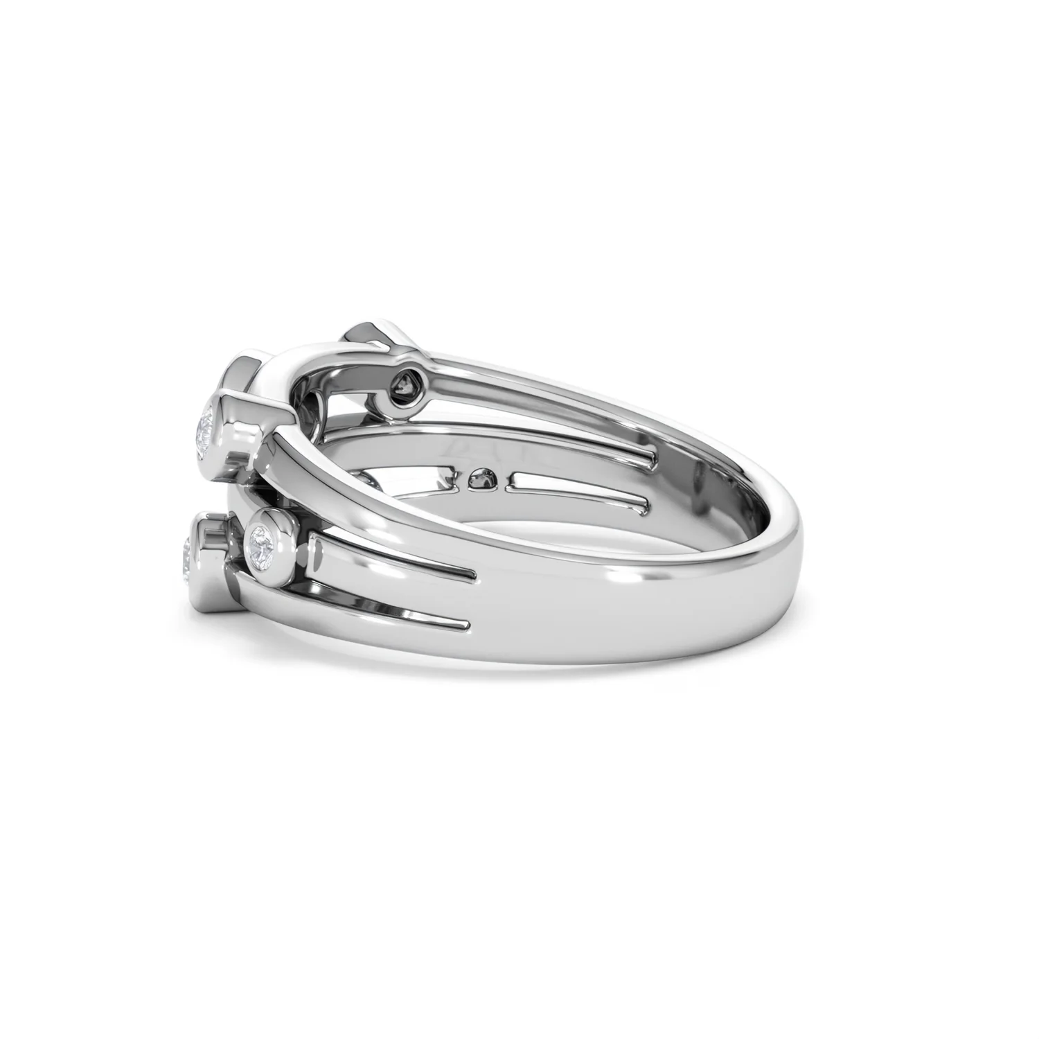 Lab Diamond Rain Drop Ring 0.25ct in 925 Silver - Image 64