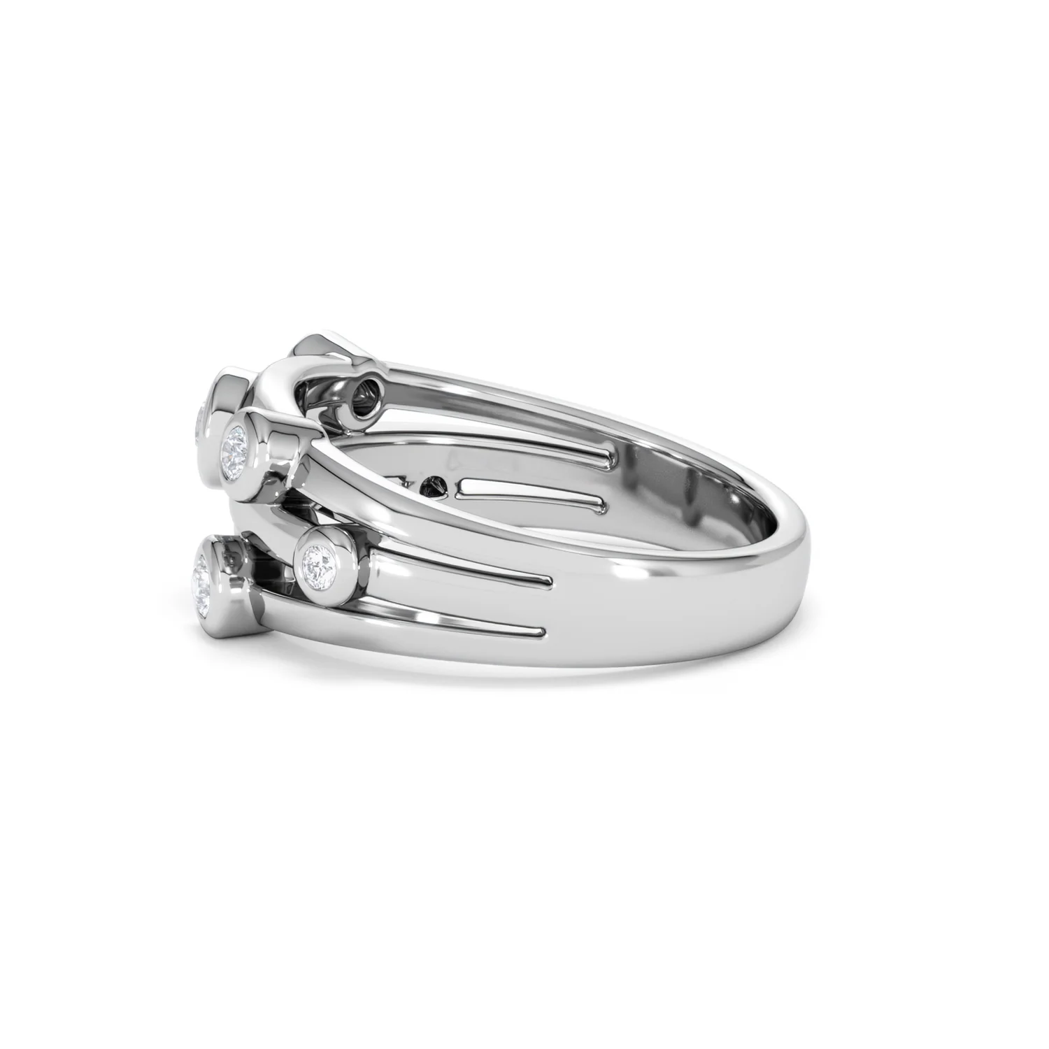 Lab Diamond Rain Drop Ring 0.25ct in 925 Silver - Image 67
