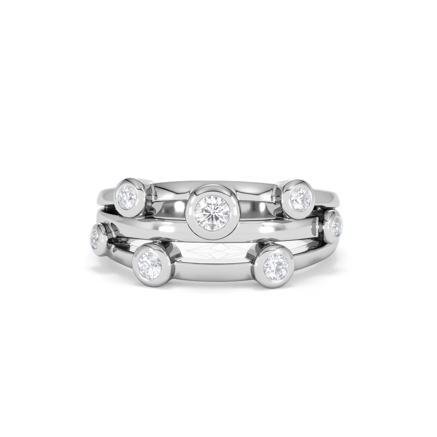 Lab Diamond Rain Drop Ring 0.25ct in 925 Silver - Image 88