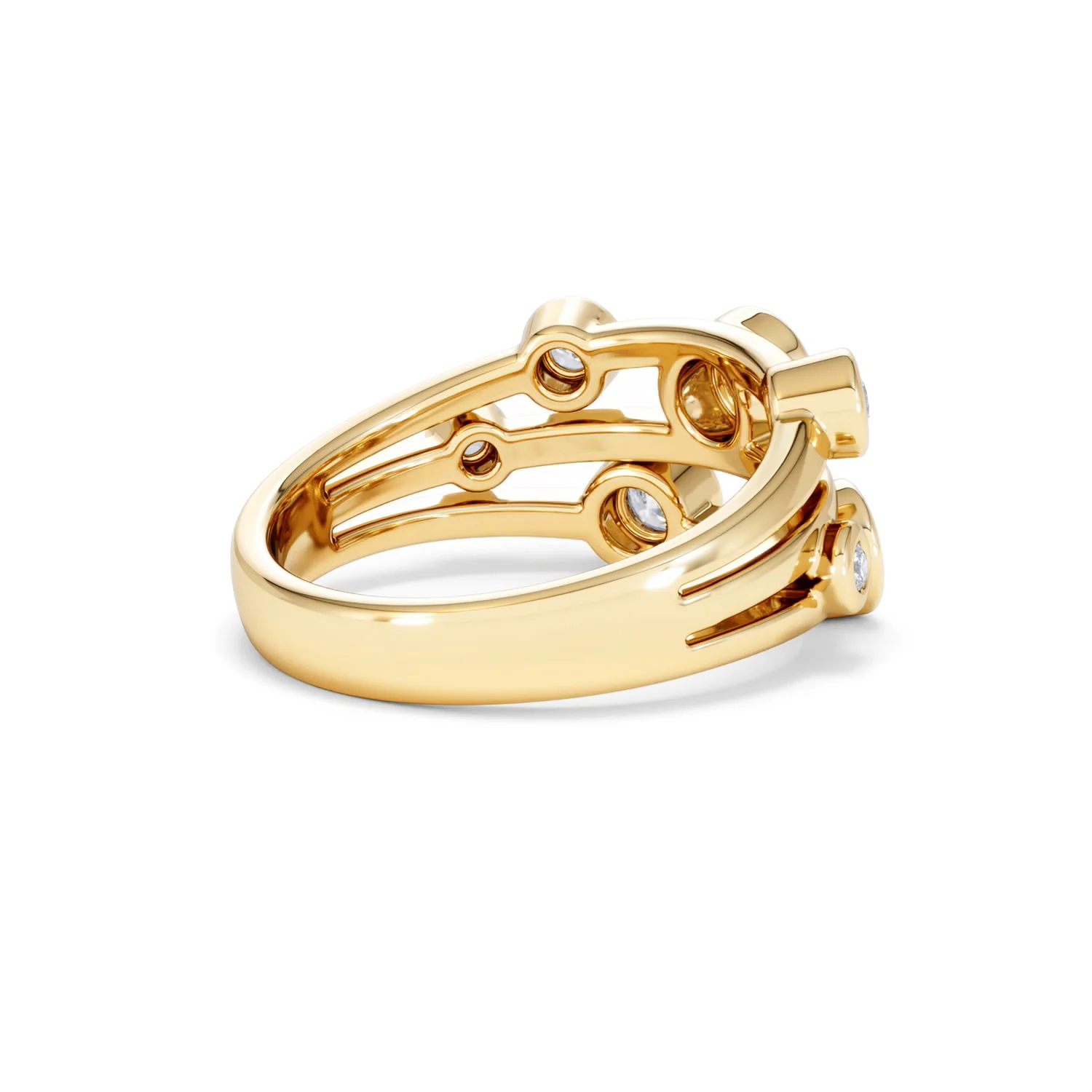 Lab Diamond Rain Drop Ring 0.50ct in 18K Gold Vermeil - Image 39