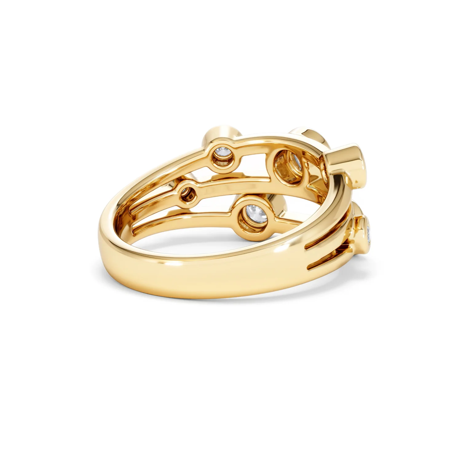 Lab Diamond Rain Drop Ring 0.50ct in 18K Gold Vermeil - Image 41