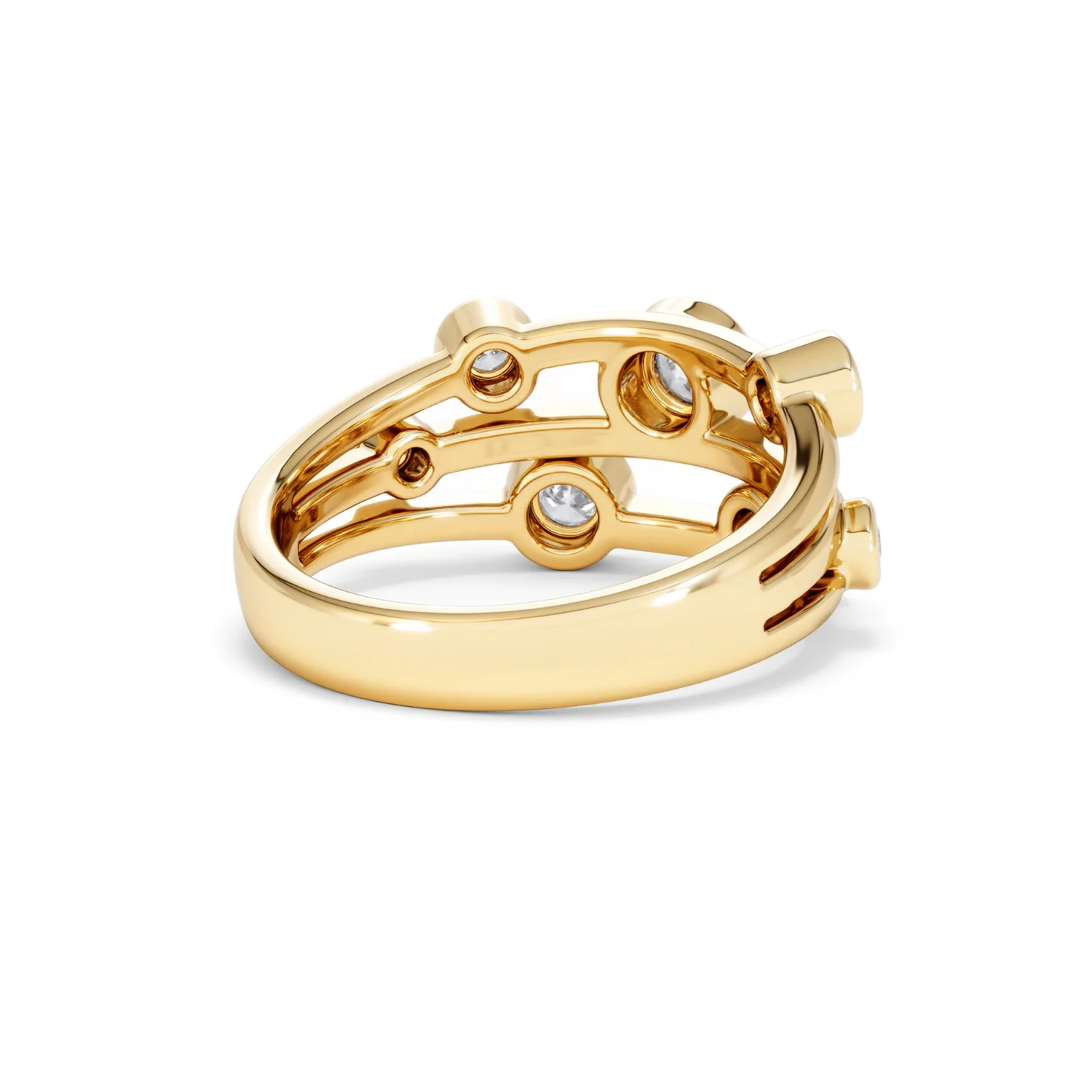 Lab Diamond Rain Drop Ring 0.50ct in 18K Gold Vermeil - Image 43