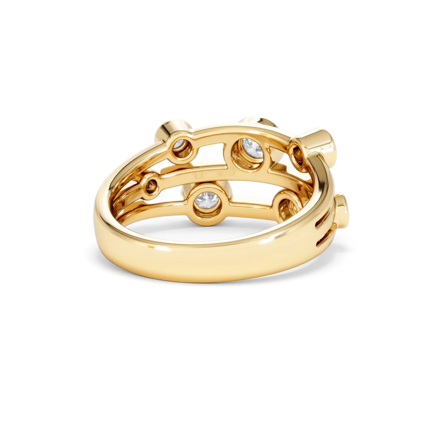 Lab Diamond Rain Drop Ring 0.50ct in 18K Gold Vermeil - Image 45