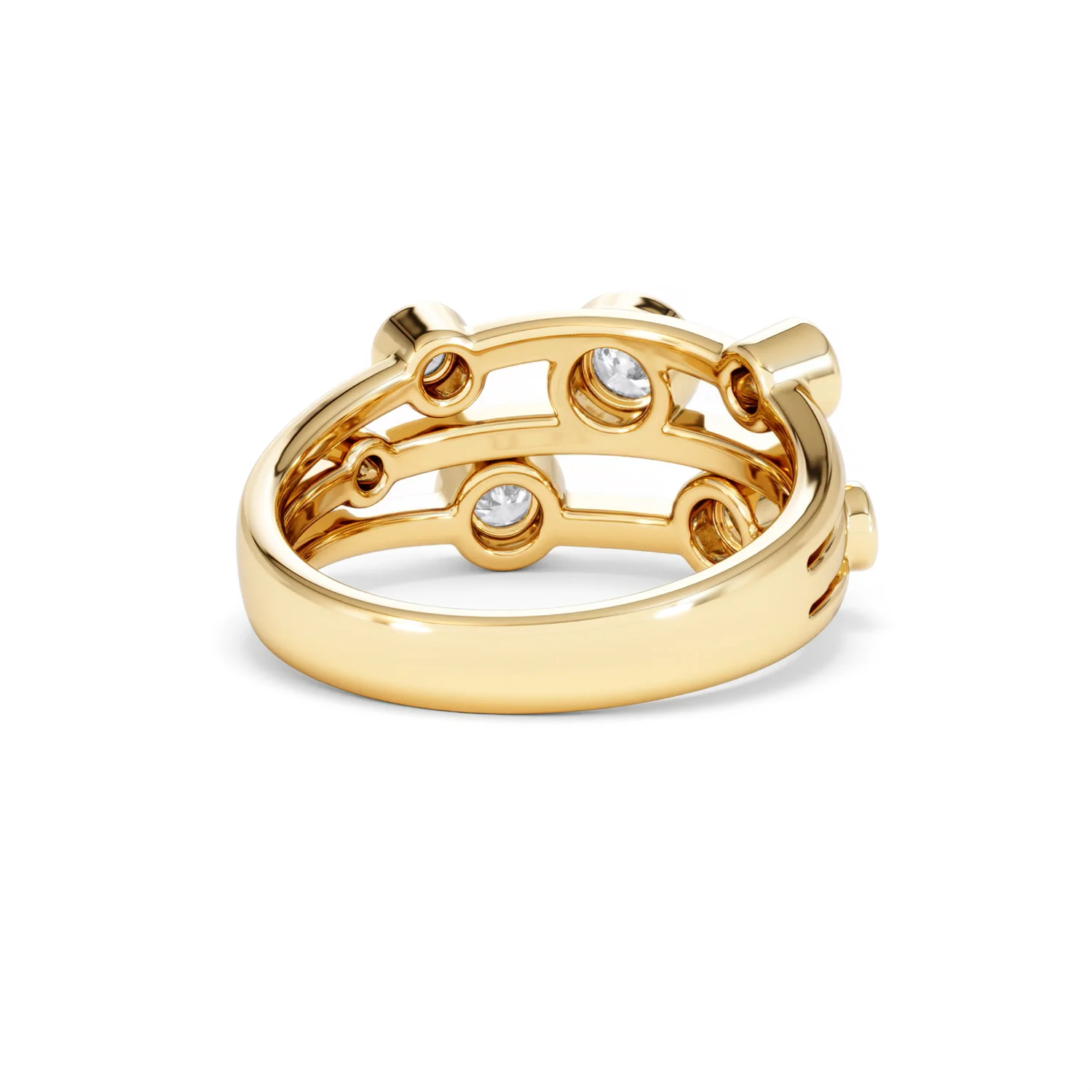 Lab Diamond Rain Drop Ring 0.50ct in 18K Gold Vermeil - Image 46