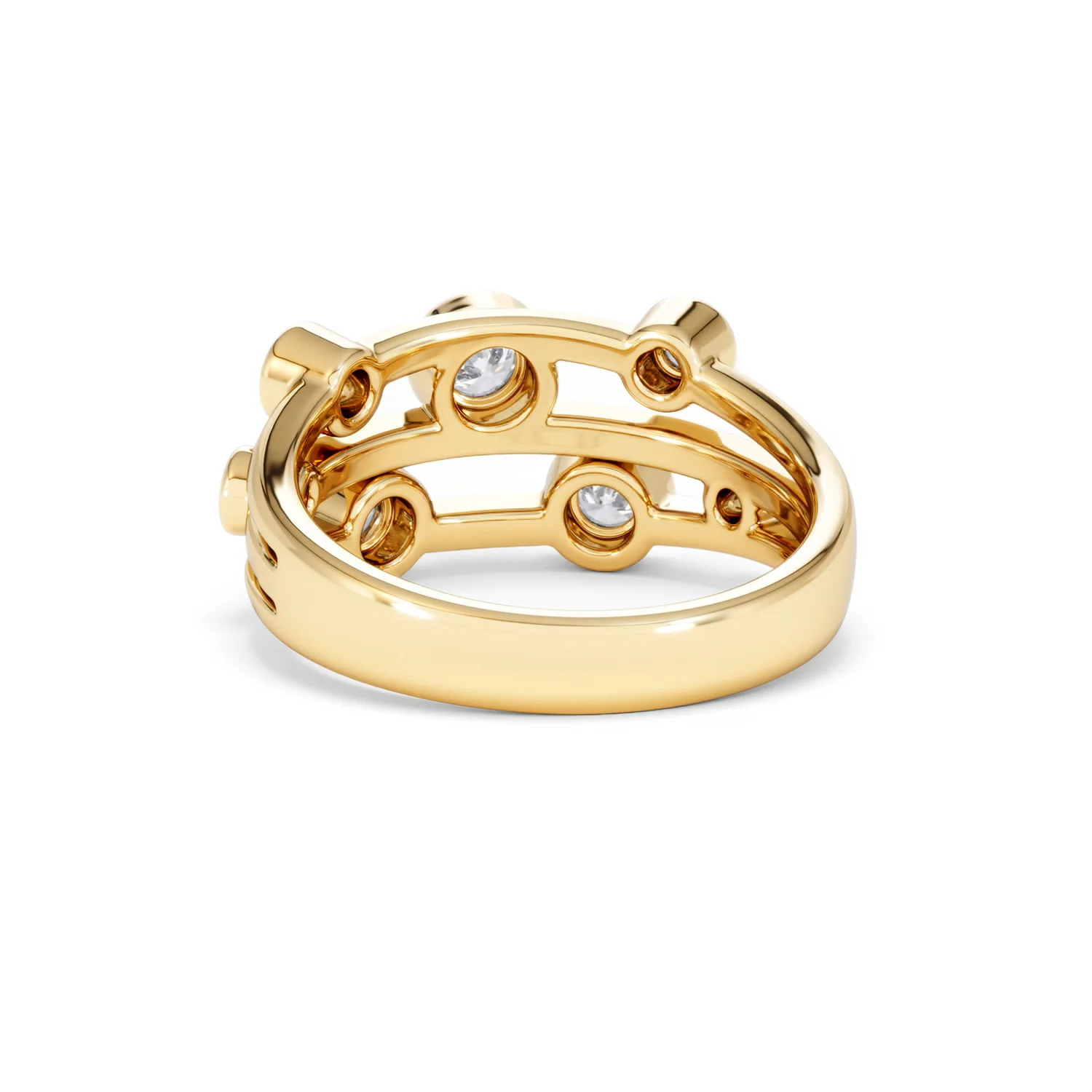 Lab Diamond Rain Drop Ring 0.50ct in 18K Gold Vermeil - Image 53