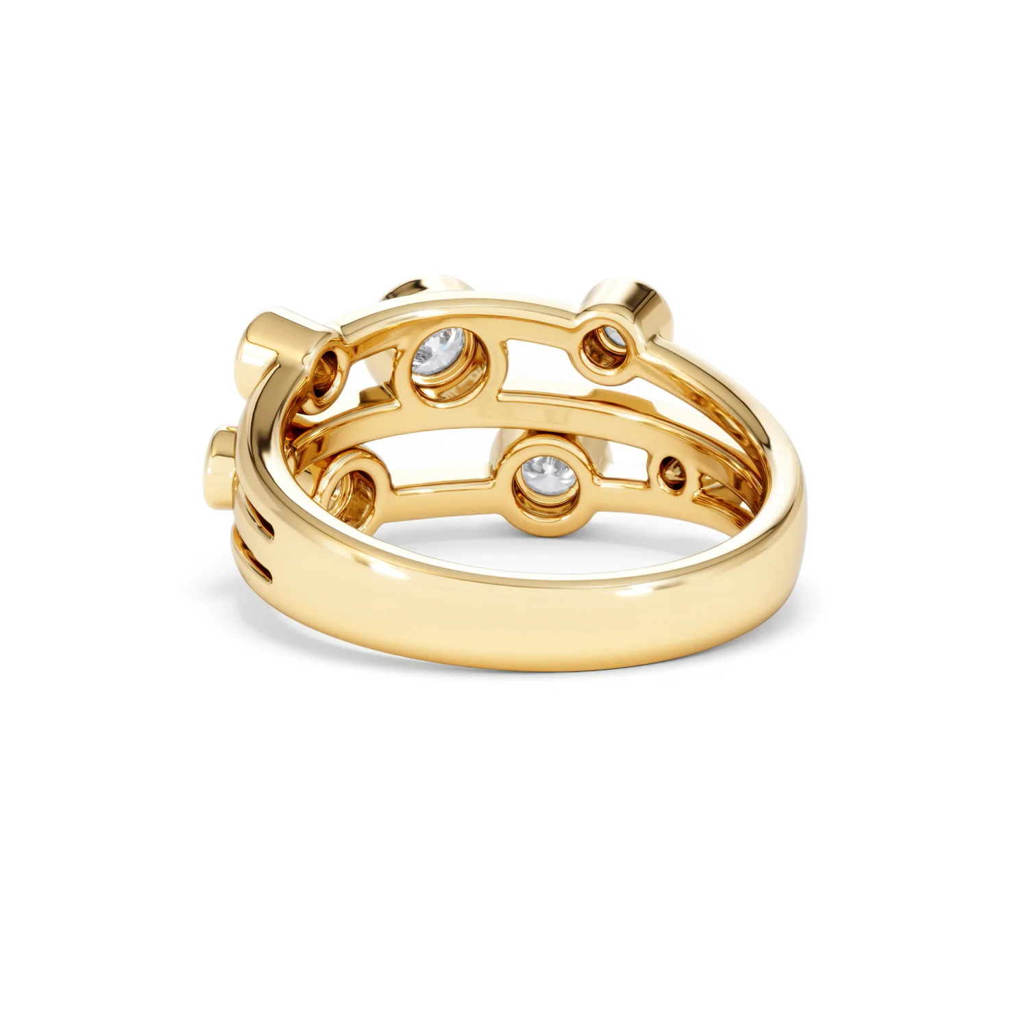 Lab Diamond Rain Drop Ring 0.50ct in 18K Gold Vermeil - Image 54