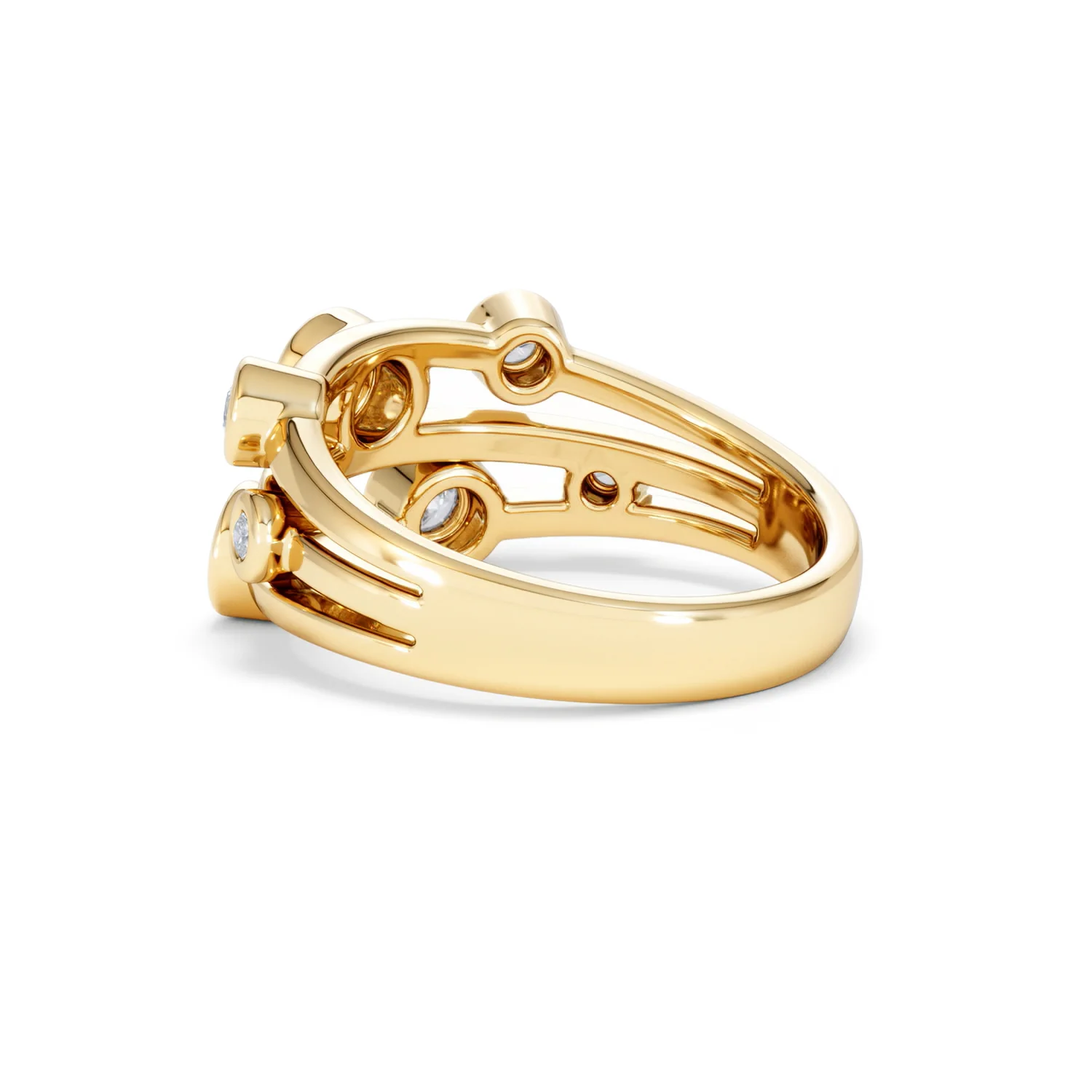 Lab Diamond Rain Drop Ring 0.50ct in 18K Gold Vermeil - Image 61