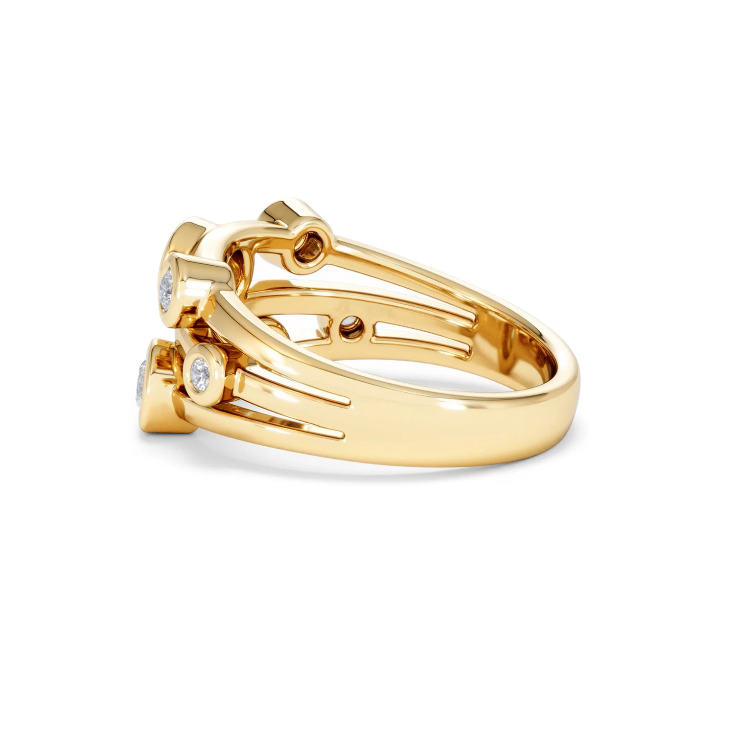 Lab Diamond Rain Drop Ring 0.50ct in 18K Gold Vermeil - Image 65