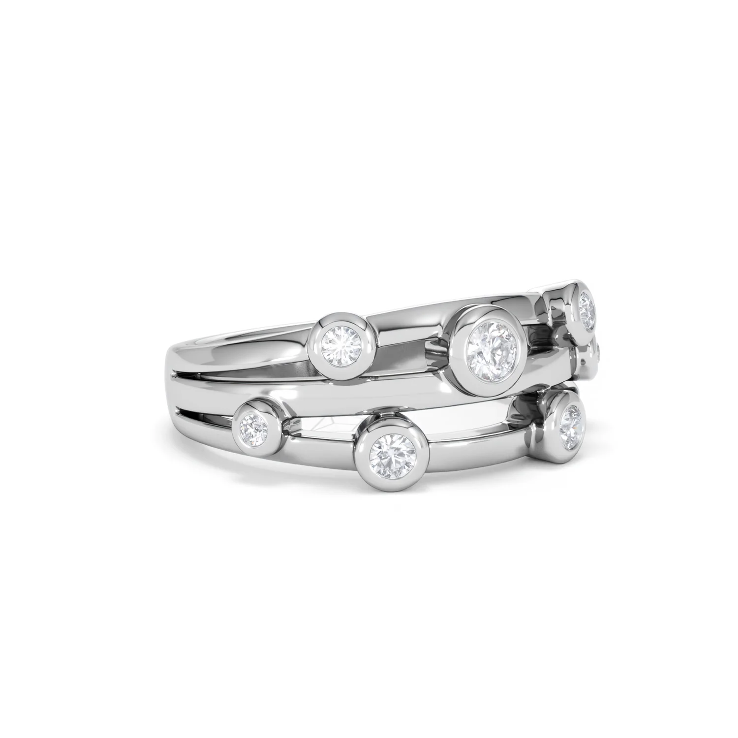 Lab Diamond Rain Drop Ring 0.50ct in 925 Silver - Image 16