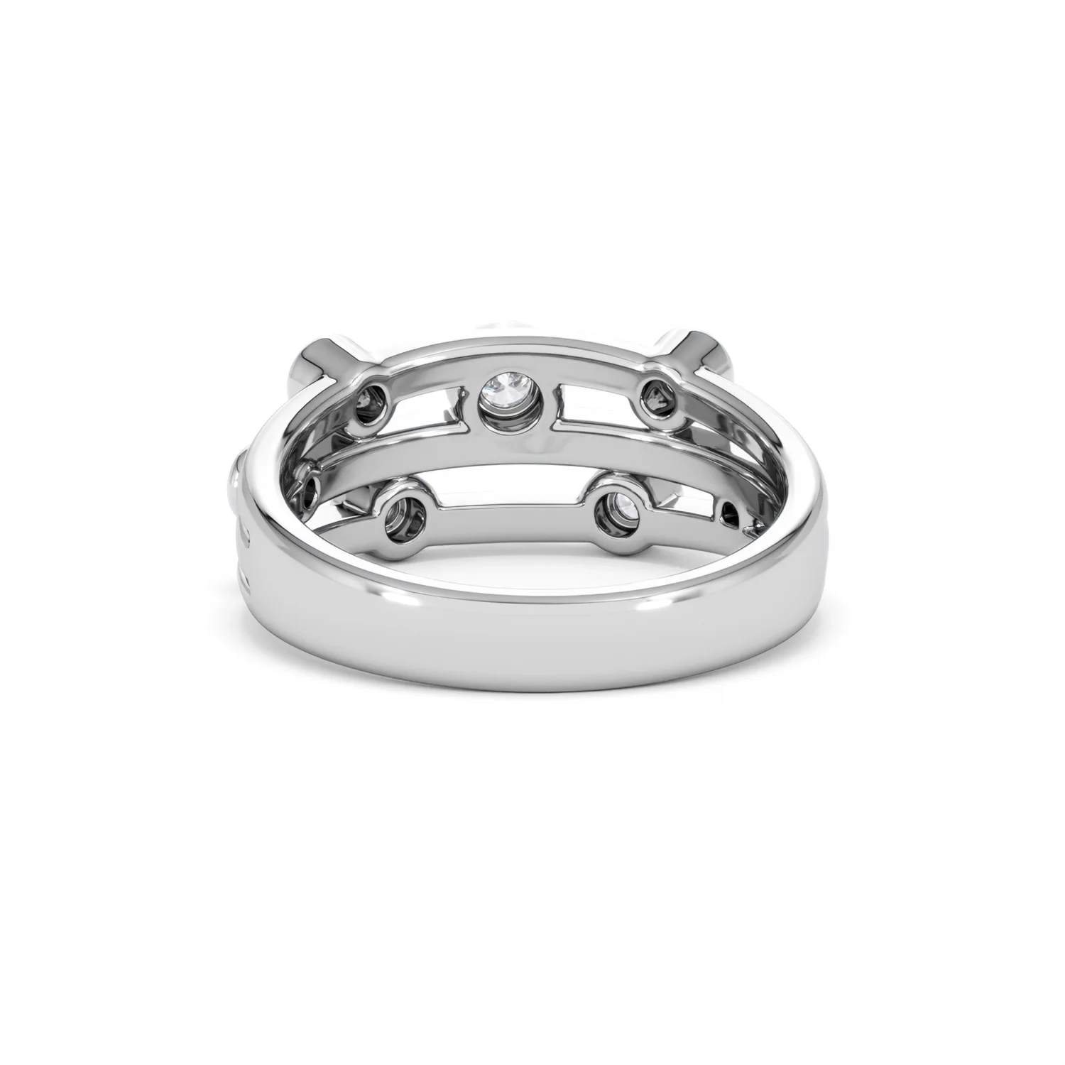 Lab Diamond Rain Drop Ring 0.50ct in 925 Silver - Image 50