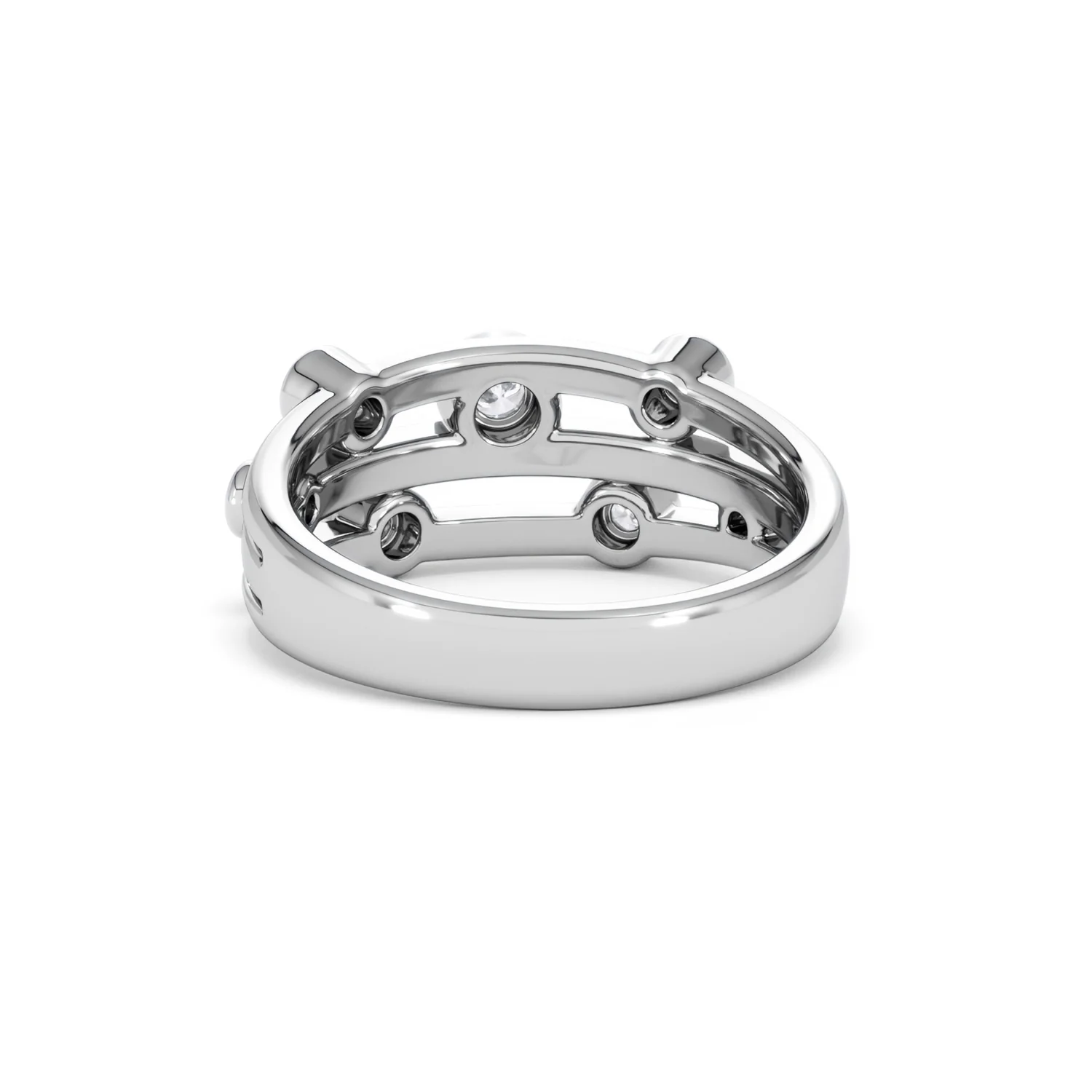 Lab Diamond Rain Drop Ring 0.50ct in 925 Silver - Image 51