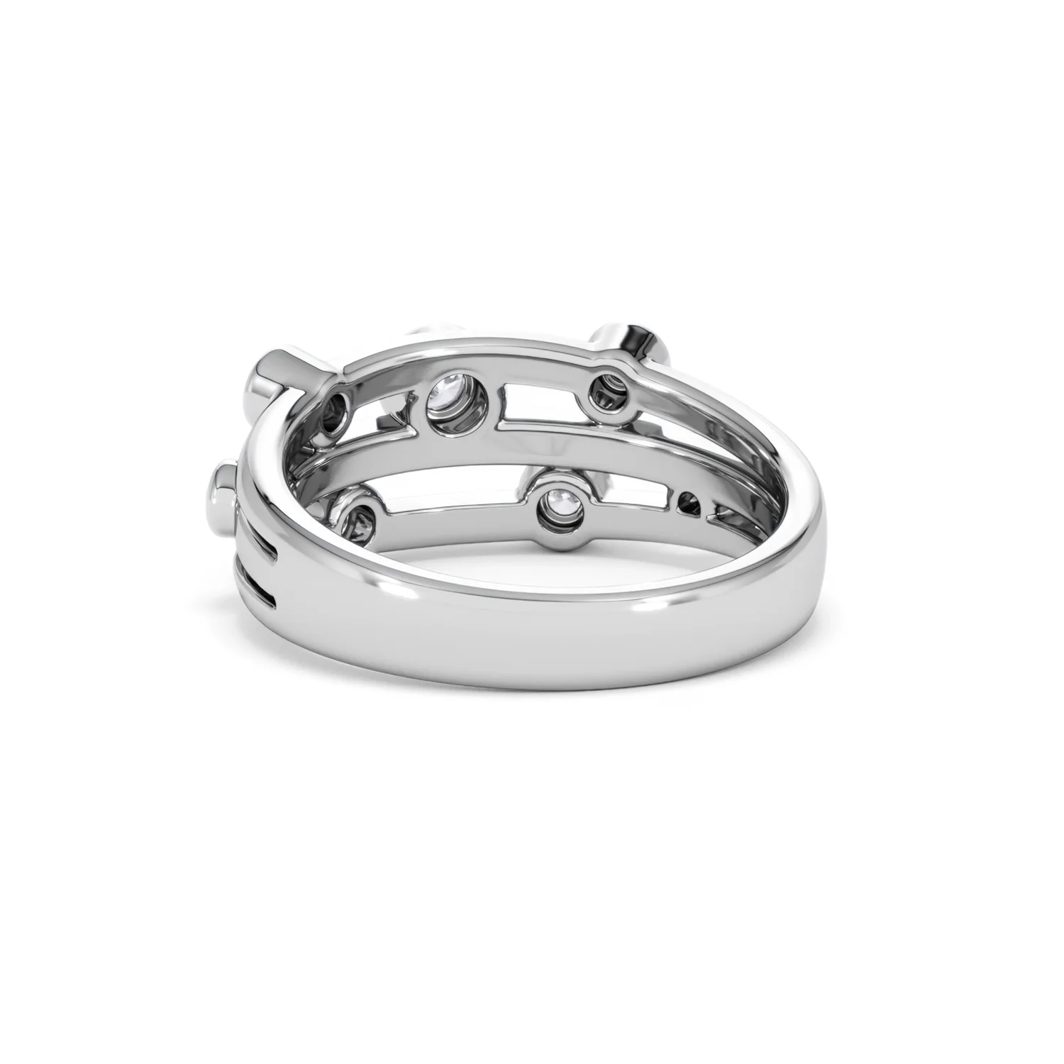 Lab Diamond Rain Drop Ring 0.50ct in 925 Silver - Image 53