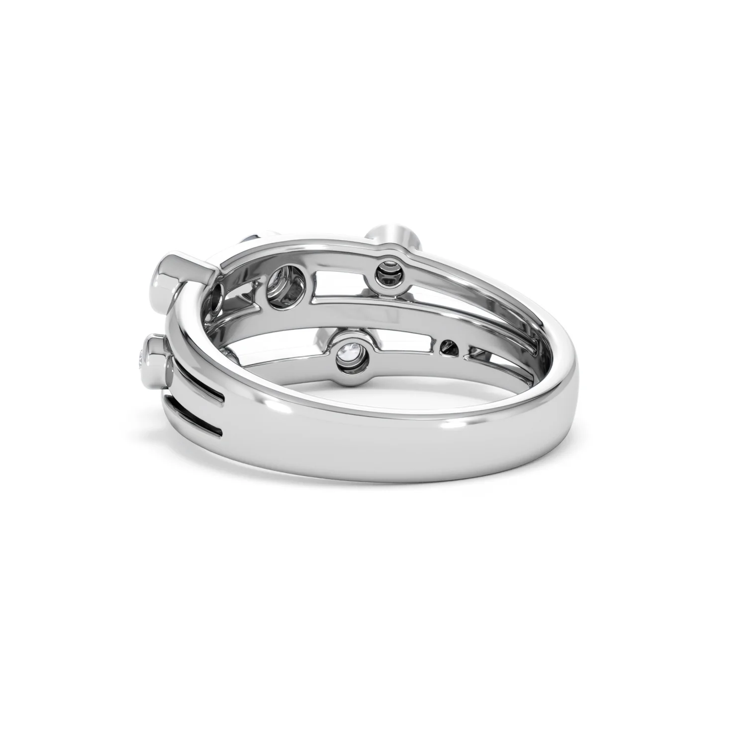 Lab Diamond Rain Drop Ring 0.50ct in 925 Silver - Image 56