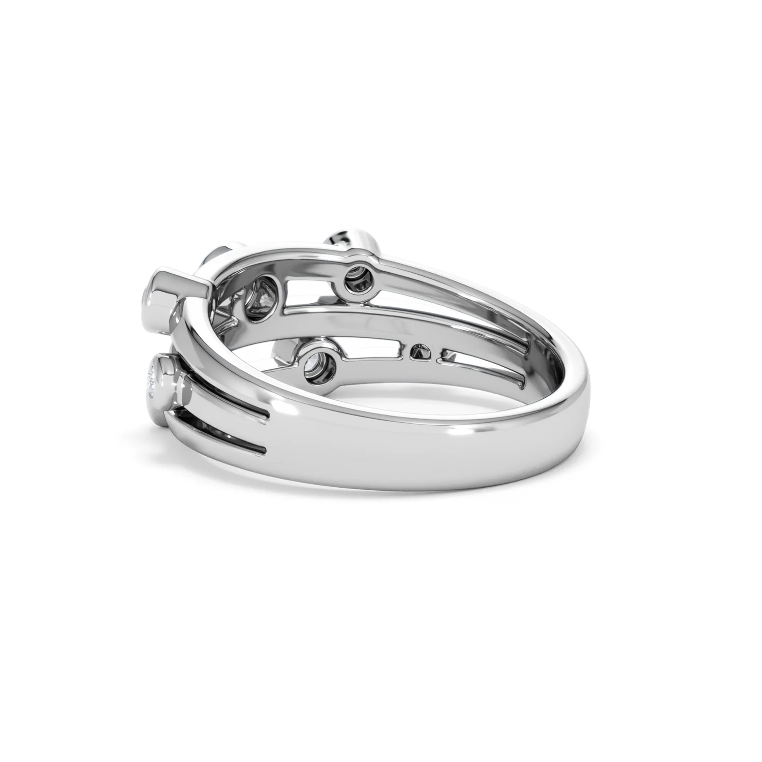 Lab Diamond Rain Drop Ring 0.50ct in 925 Silver - Image 59
