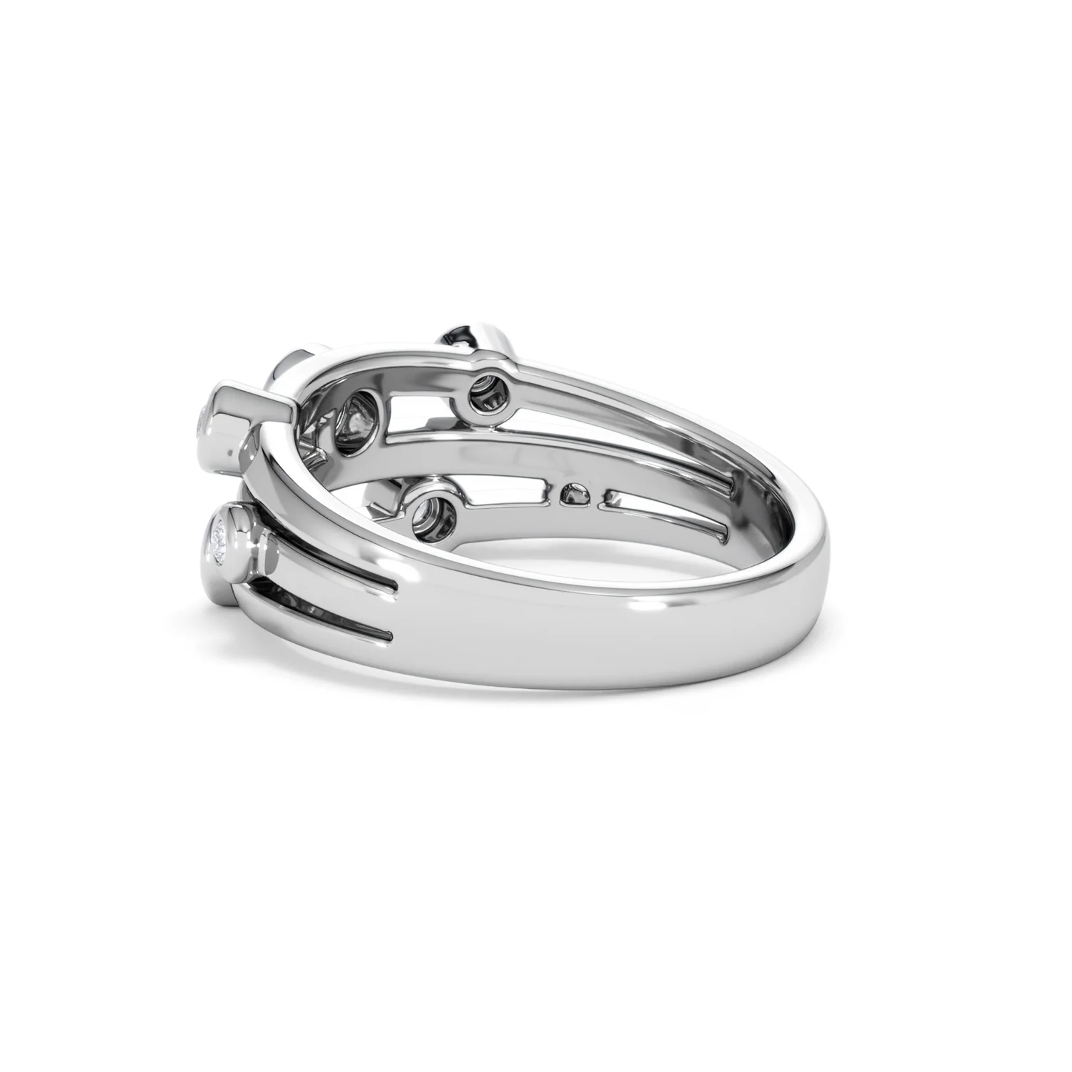 Lab Diamond Rain Drop Ring 0.50ct in 925 Silver - Image 60