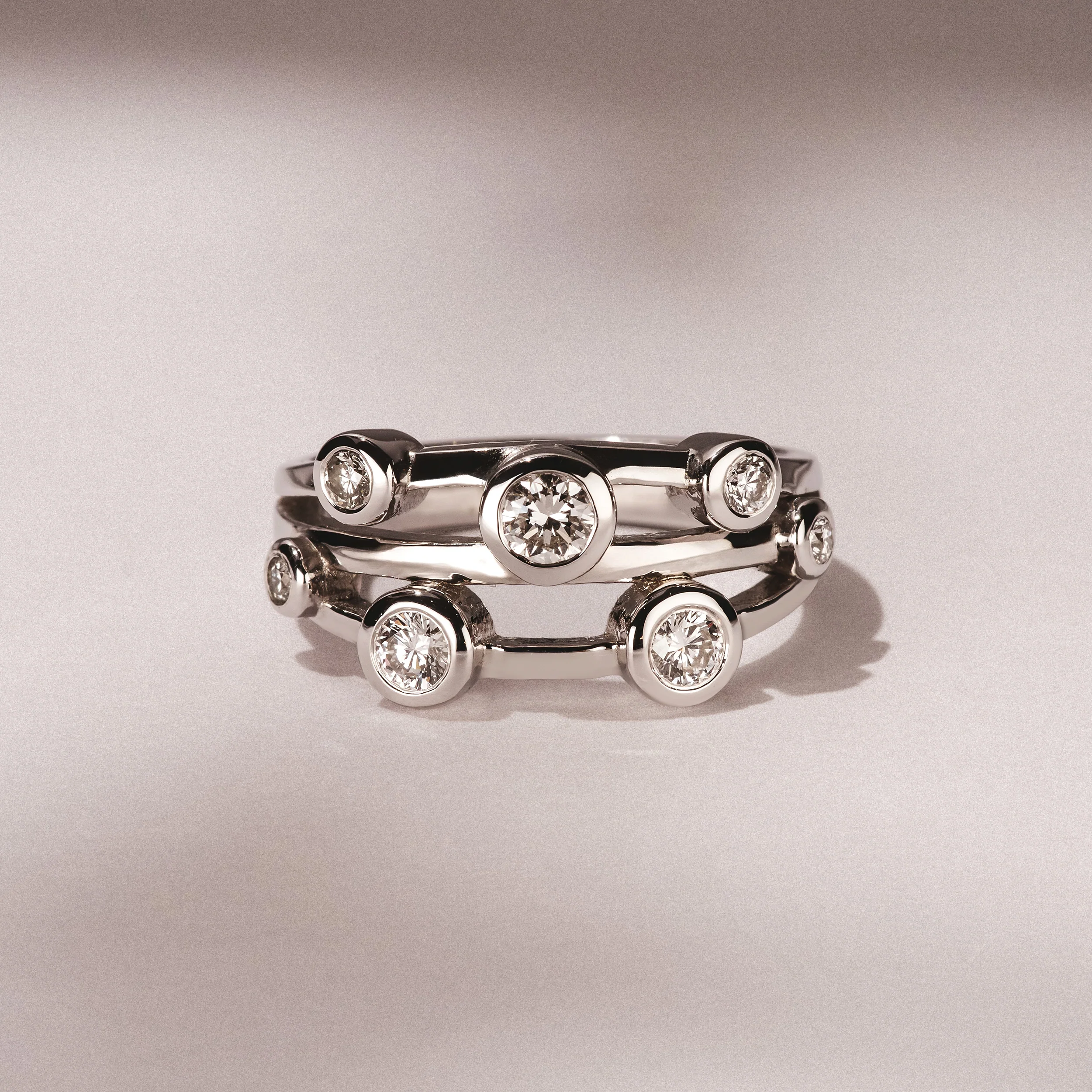 Lab Diamond Rain Drop Ring 0.50ct in 925 Silver - Image 7