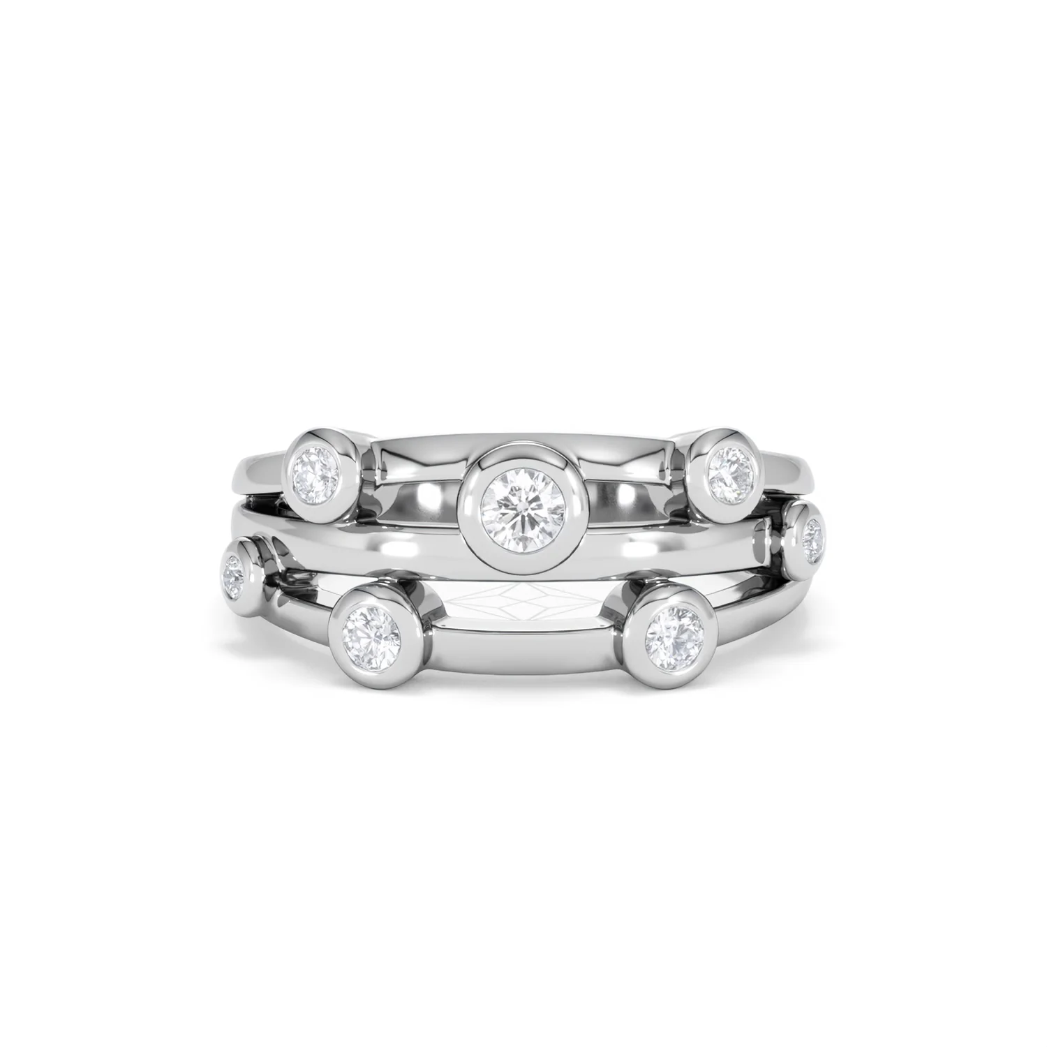 Lab Diamond Rain Drop Ring 0.50ct in 925 Silver - Image 9