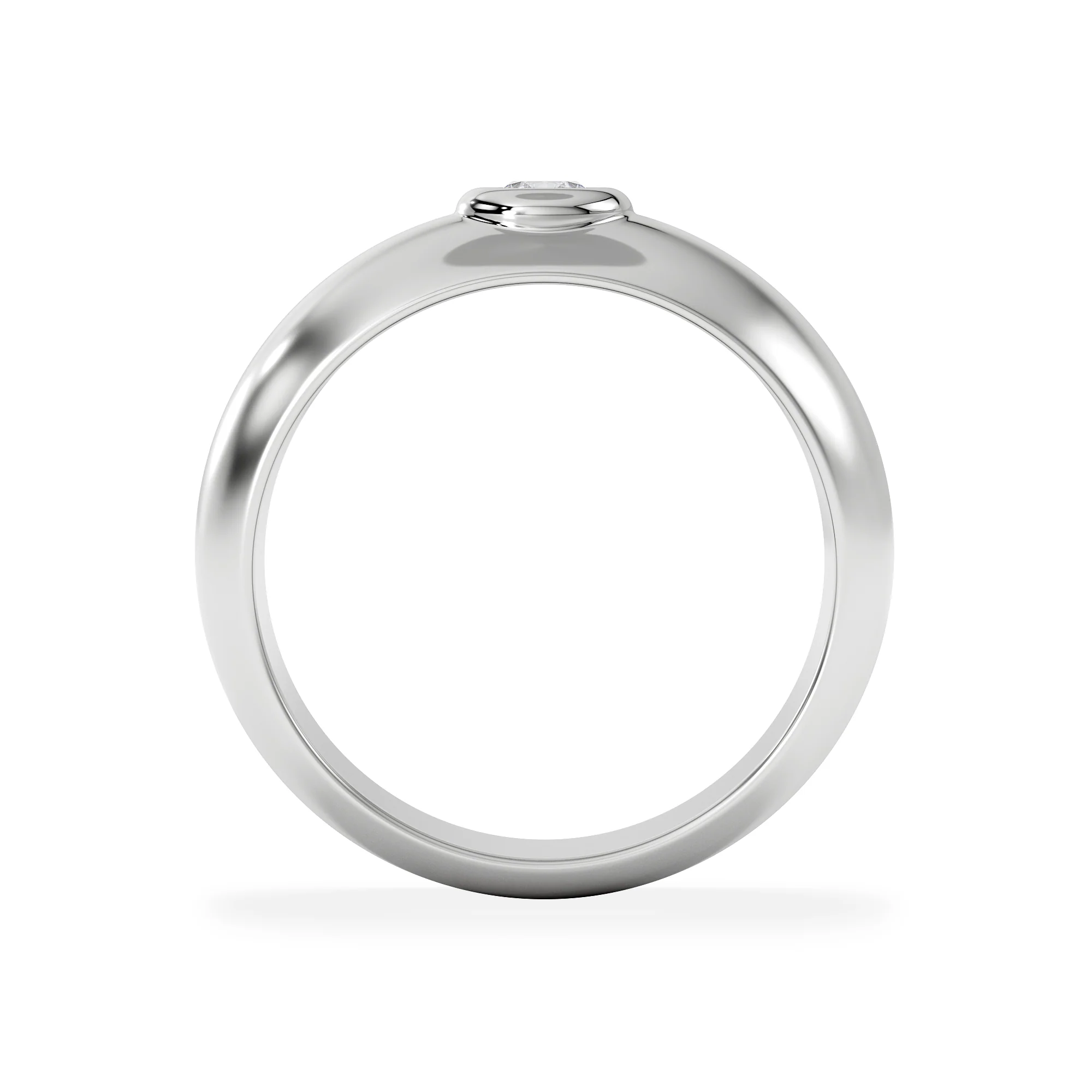 Lab Diamond Signet Ring 0.25ct in 925 Silver H/SI - Image 6