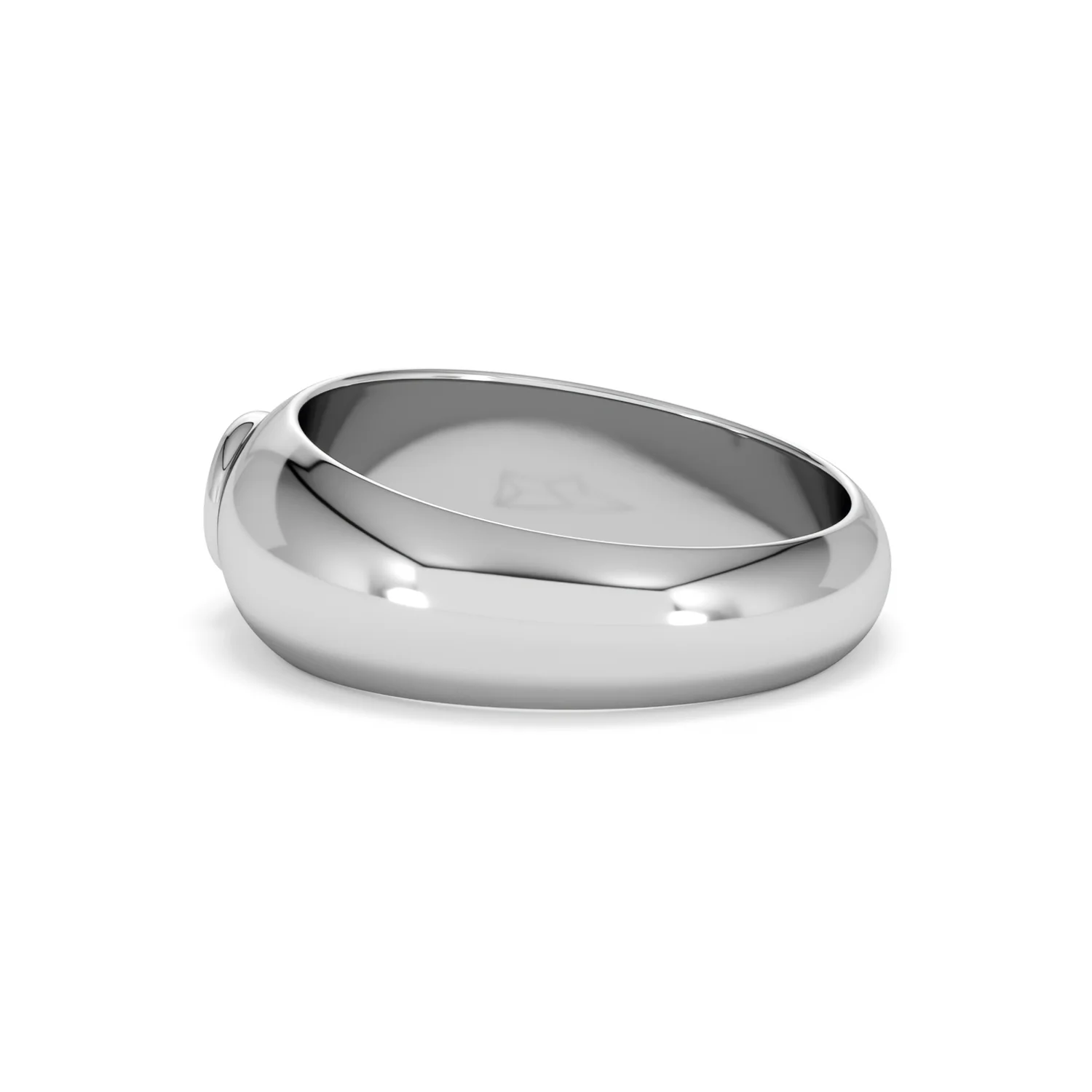 Lab Diamond Signet Ring 0.25ct in 925 Silver H/SI - Image 65