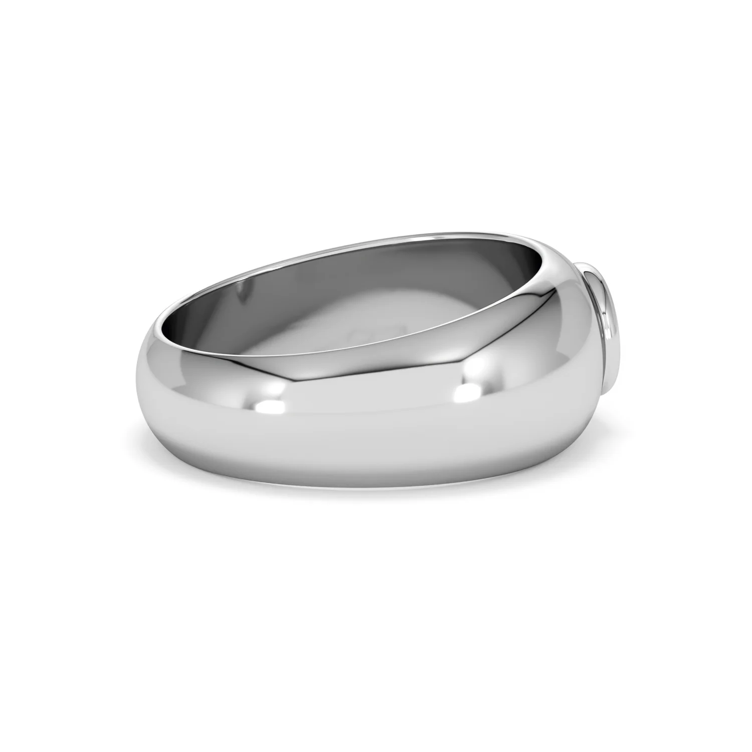 Lab Diamond Signet Ring 0.50ct in 925 Silver H/SI - Image 32